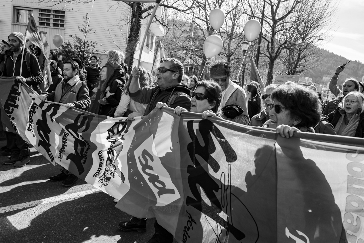 7 mars 2023 : Manifestation contre la réforme des retraites à Gap