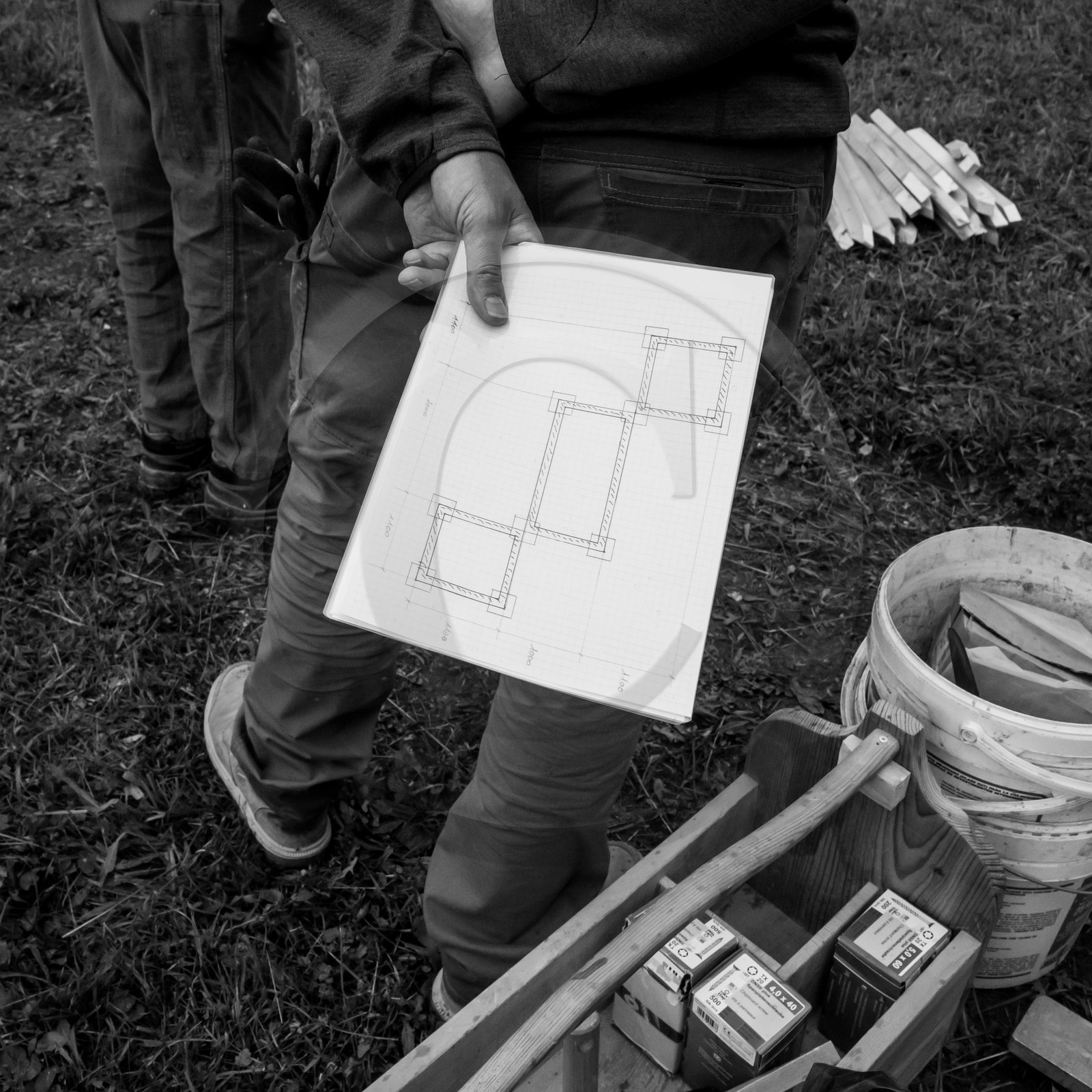 Construction de bacs surélevés