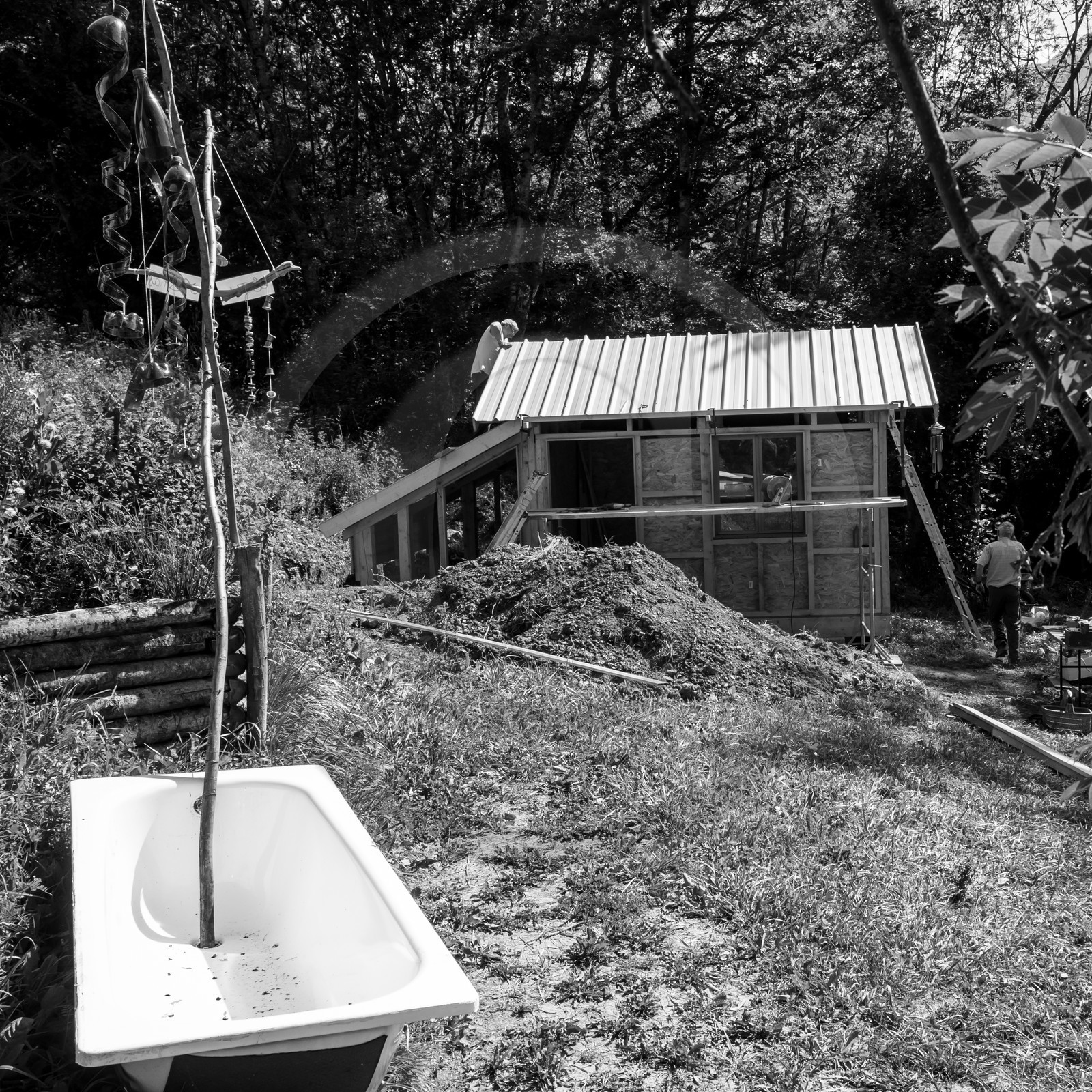 Construction d'une cabane