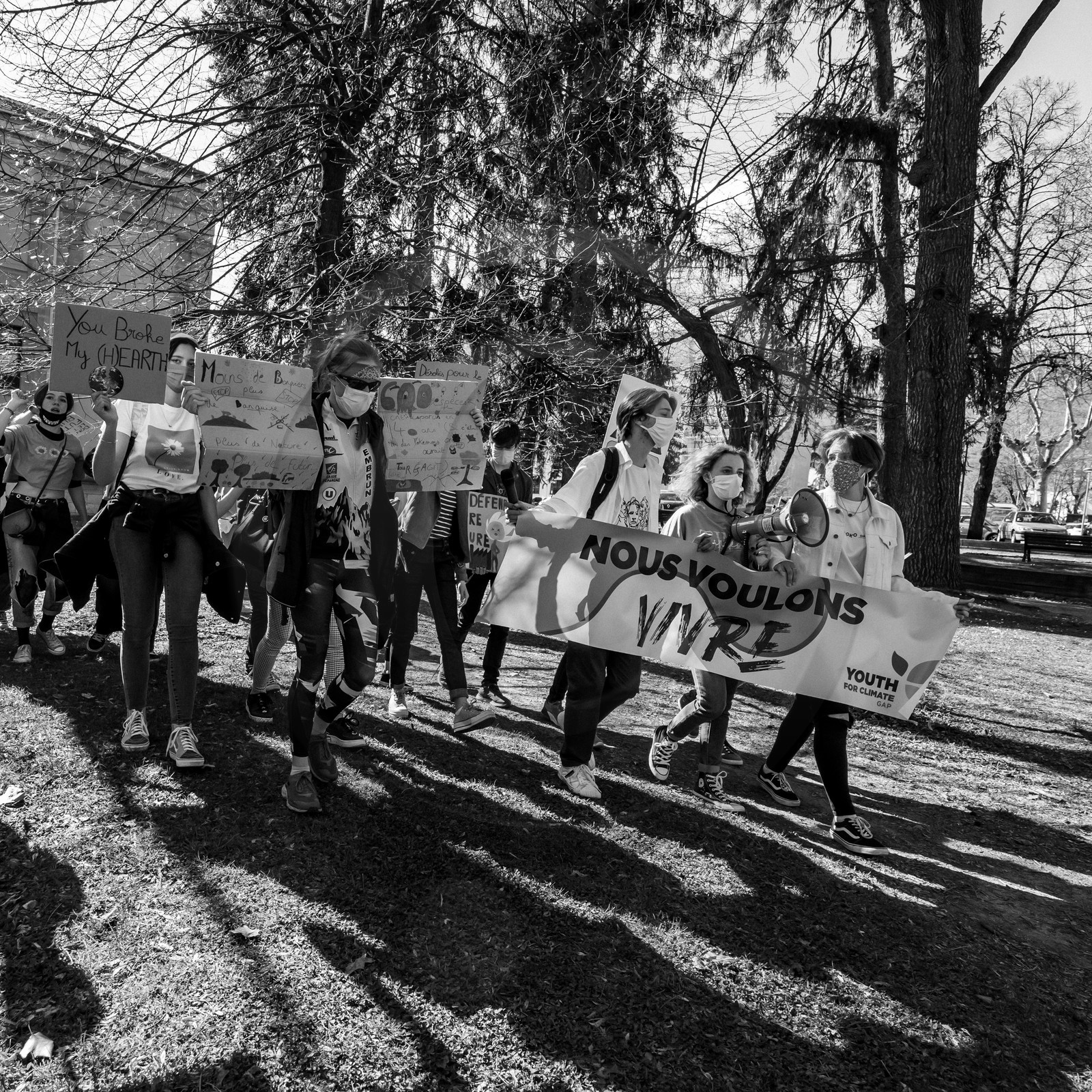 27 mars 2021 : Manifestation des jeunes pour le climat à Gap