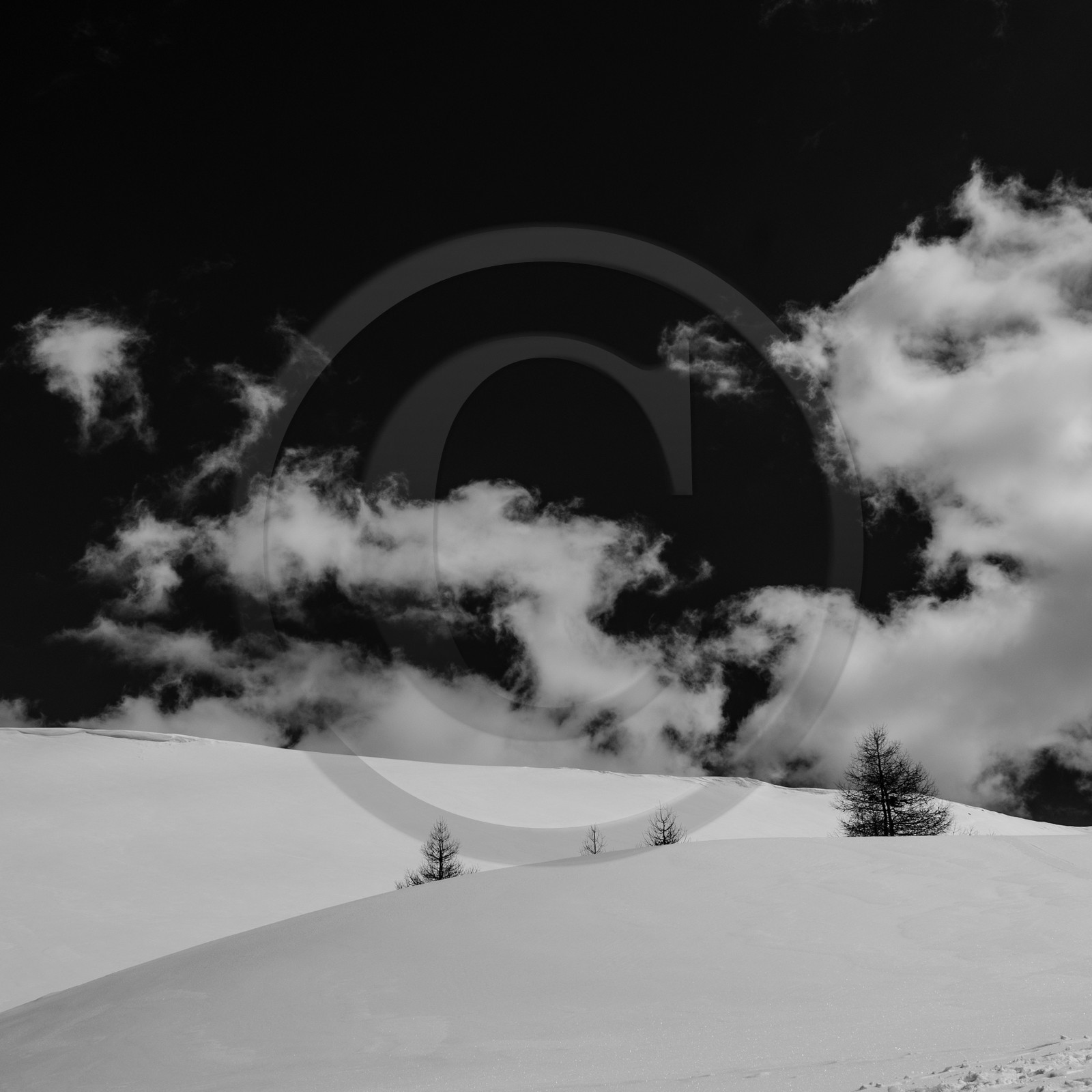 Neige au Col de Vars