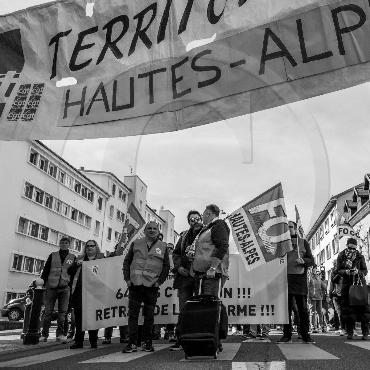 28 mars 2023 : Manifestation contre la réforme des retraites à Gap