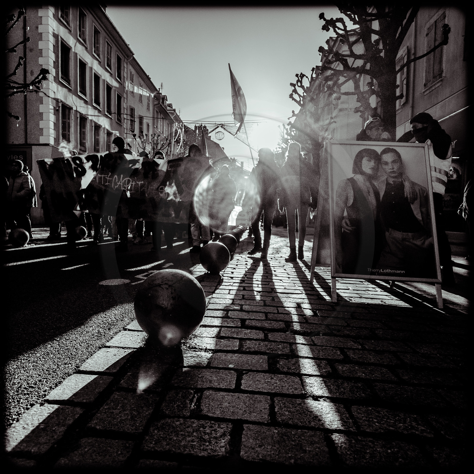Manifestation à Gap le 12 décembre 2019.