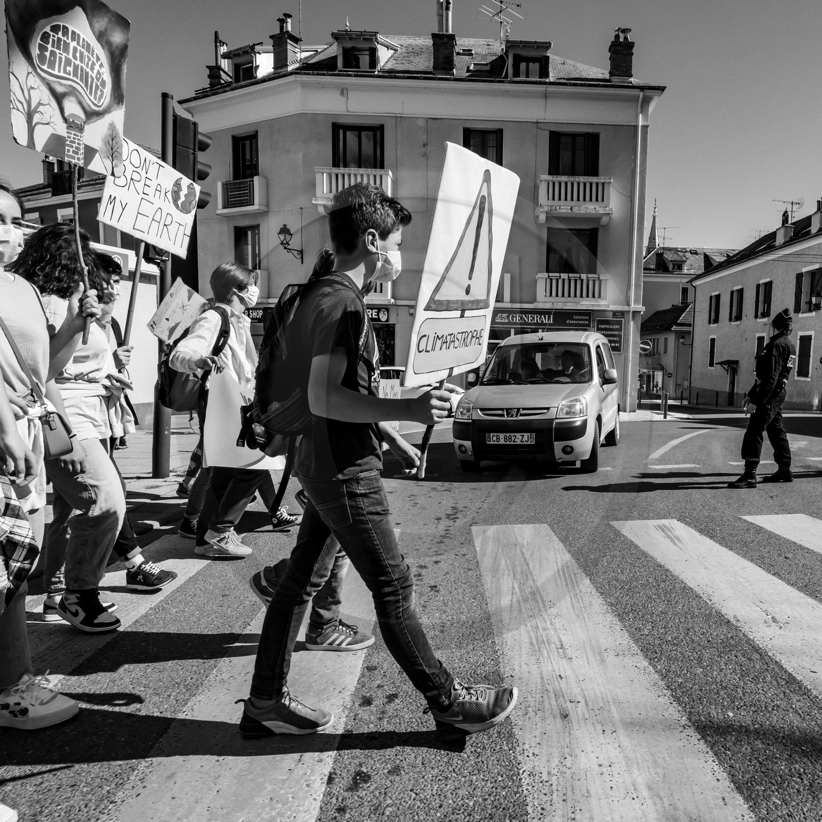 27 mars 2021 : Manifestation des jeunes pour le climat à Gap