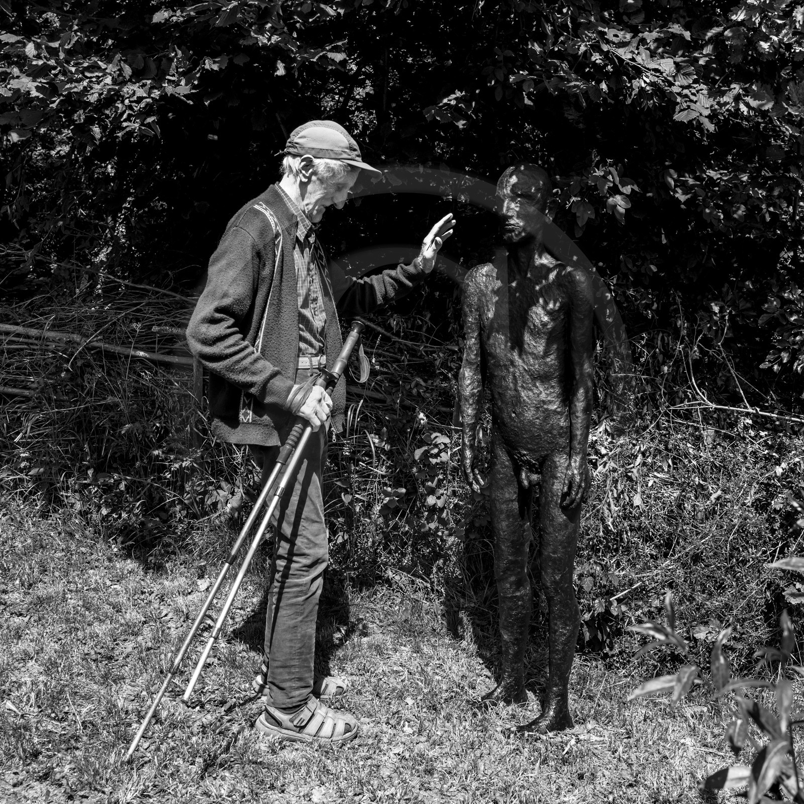 03 juillet 2024 : Création participative de L'homme de l'Ouort avec Barbara Fougnon, artiste plasticienne