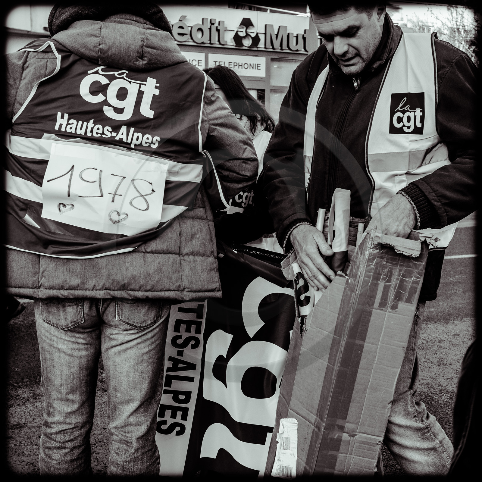 Manifestation à Gap le 12 décembre 2019.