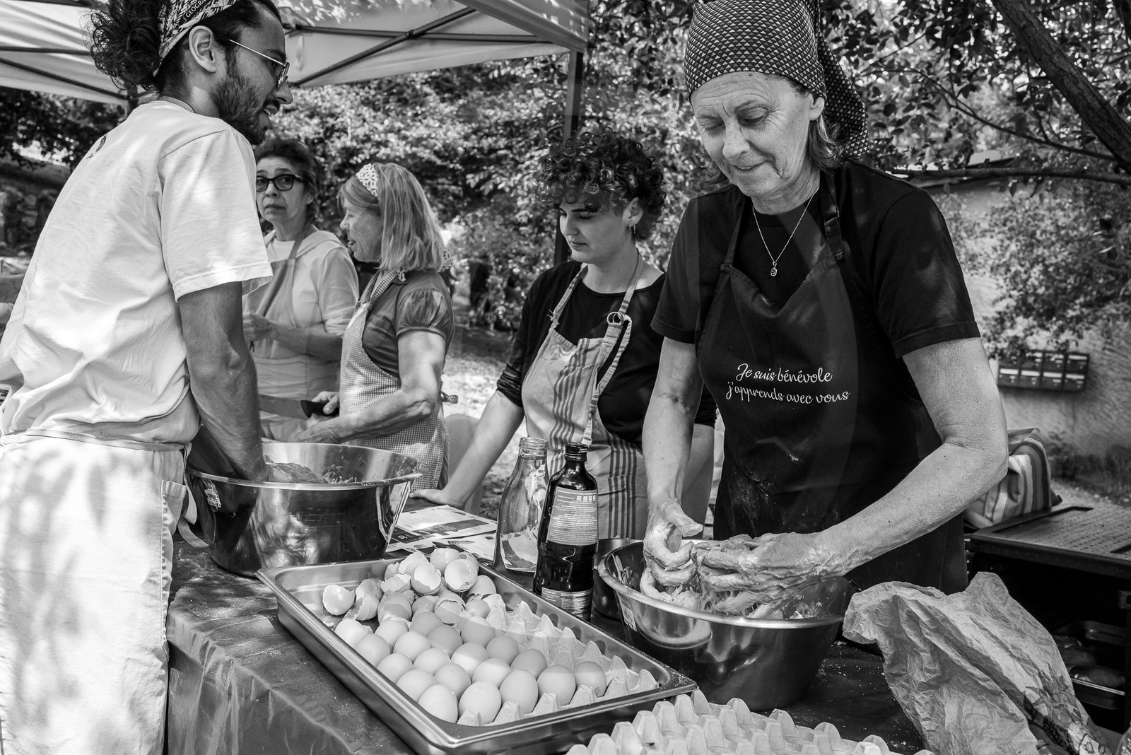 05 juillet 2023 : une cantine et des artistes