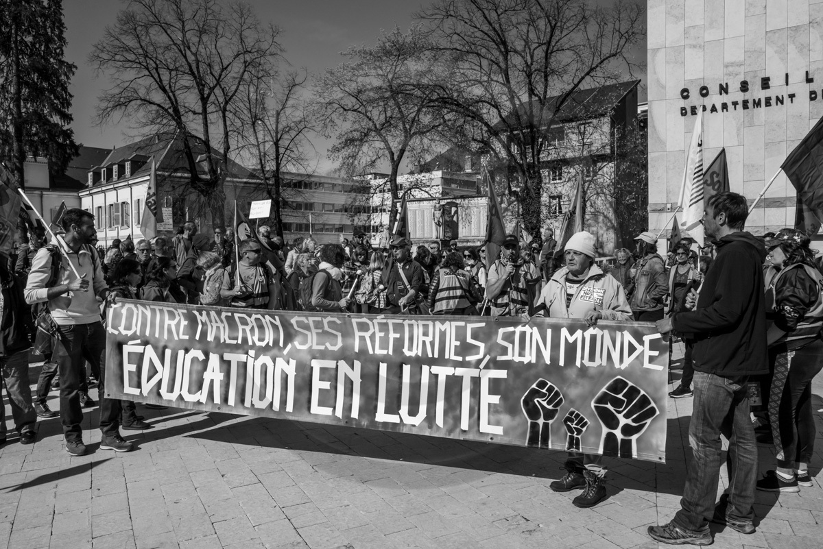 6 avril 2023 : Manifestation contre la réforme des retraites à Gap