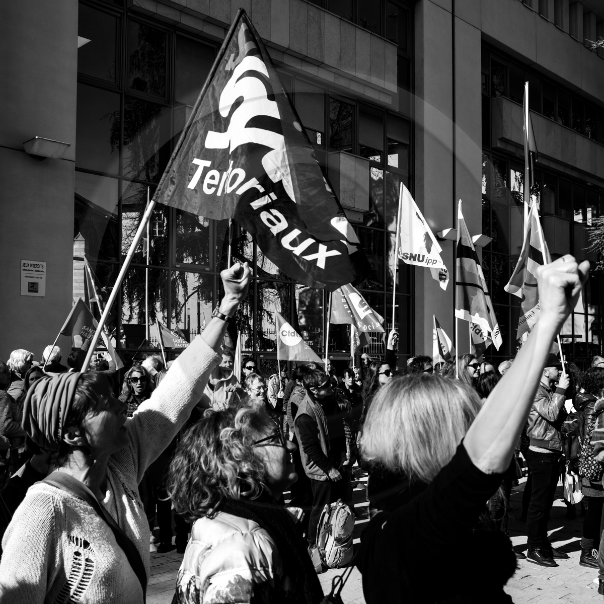 16 février 2023 : Manifestation contre la réforme des retraites à Gap (Hautes-Alpes)