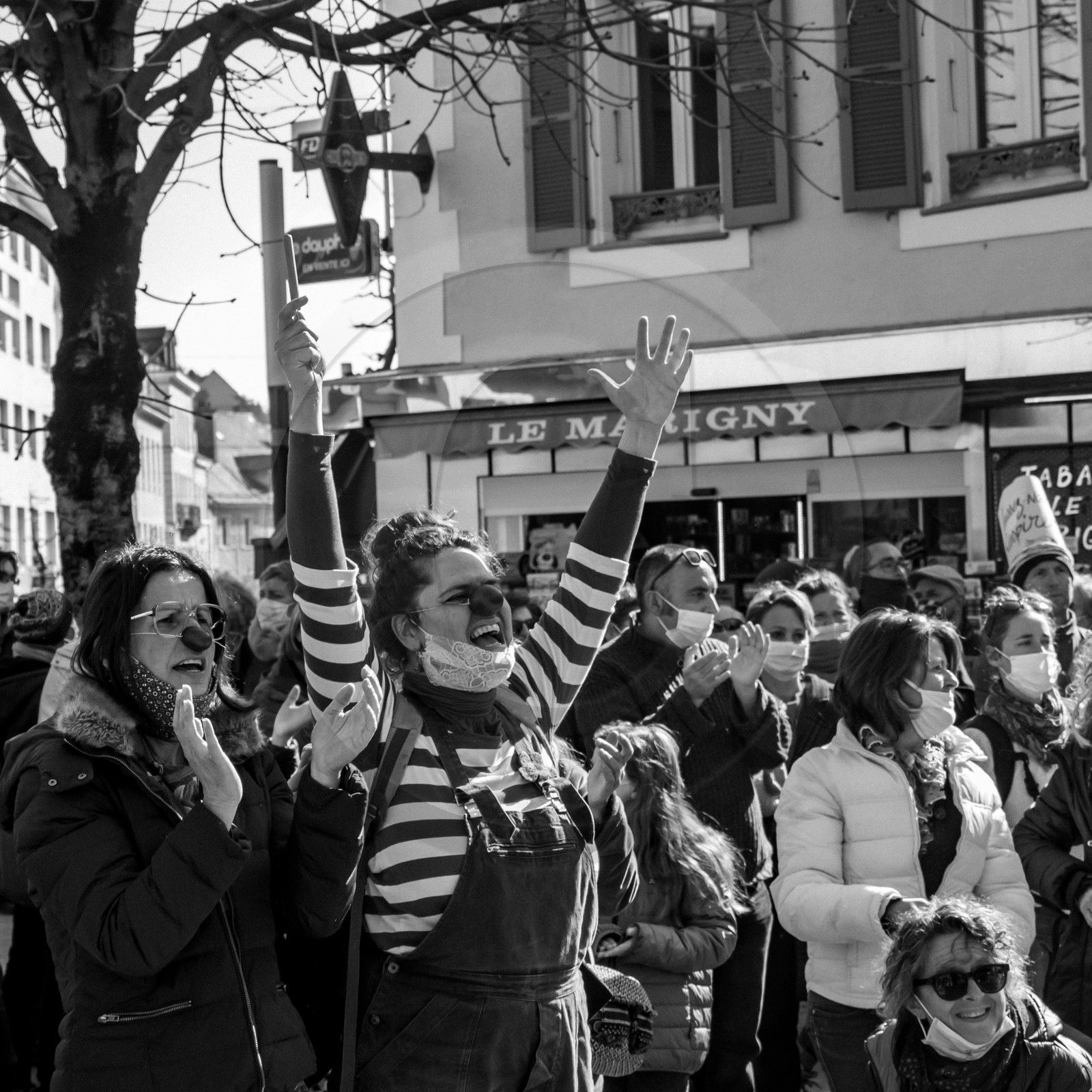 21 mars 2021 - Gap - Mobilisation pour la réouverture des lieux culturels