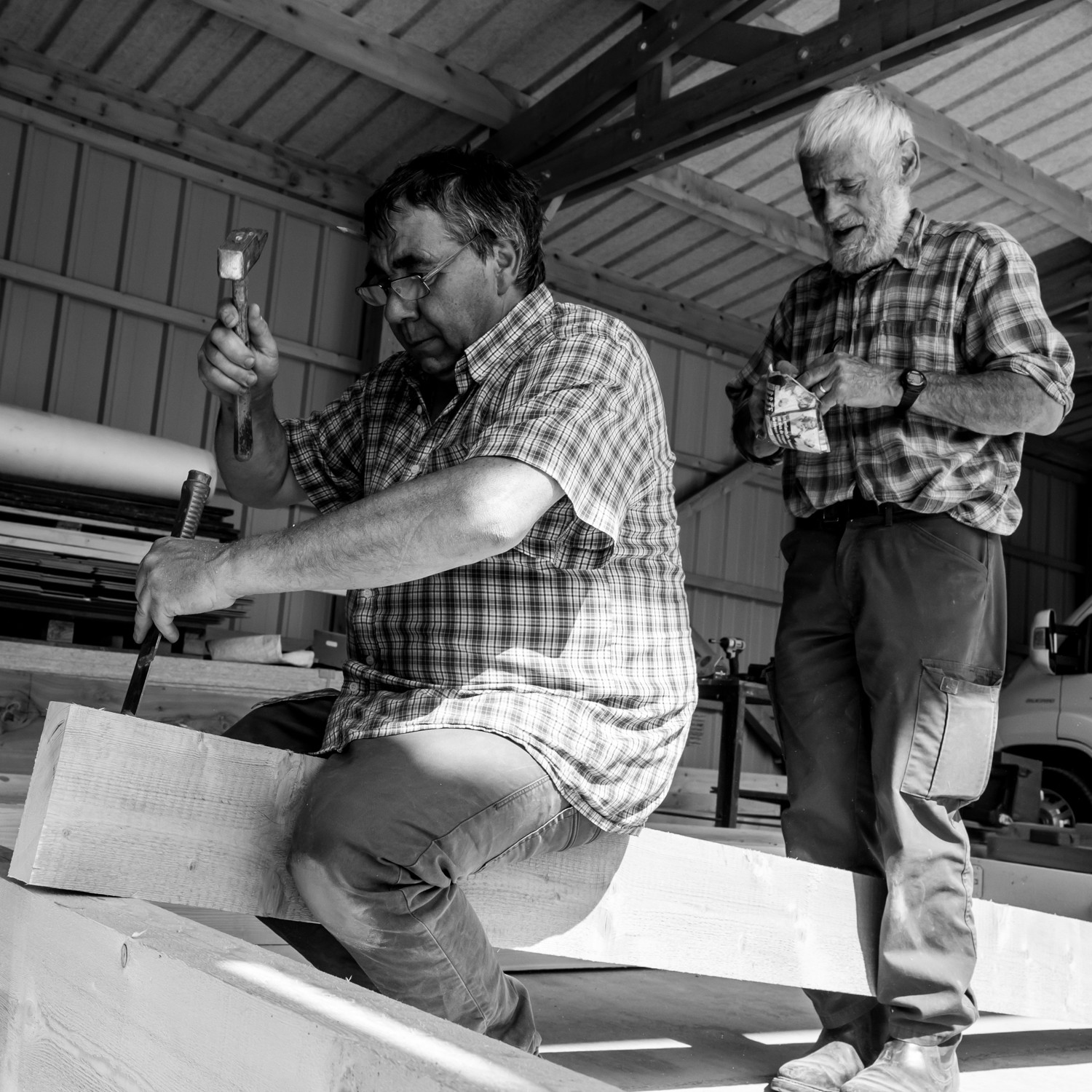 Construction d'une cabane