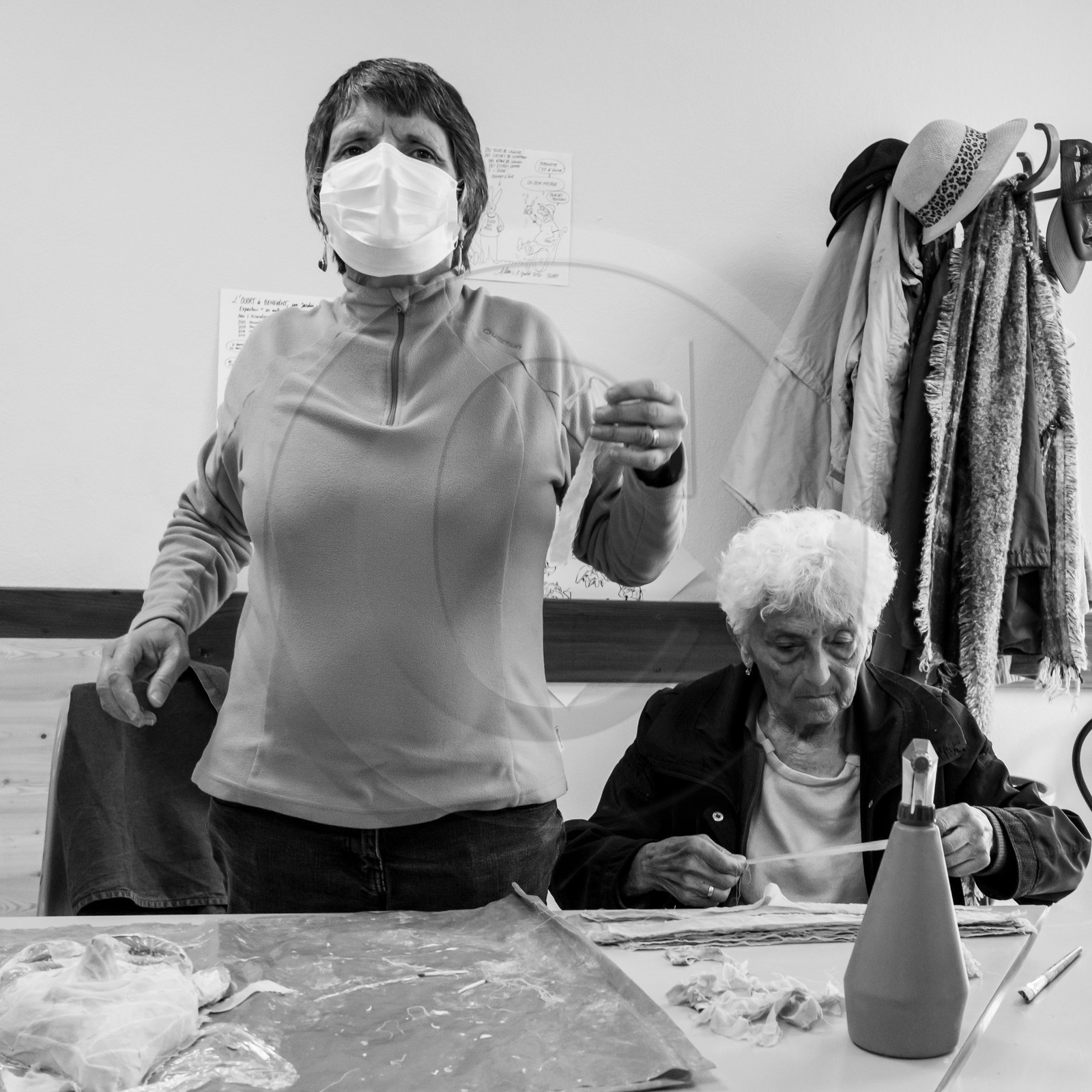 12 mai 2021 : Fabrication de masques