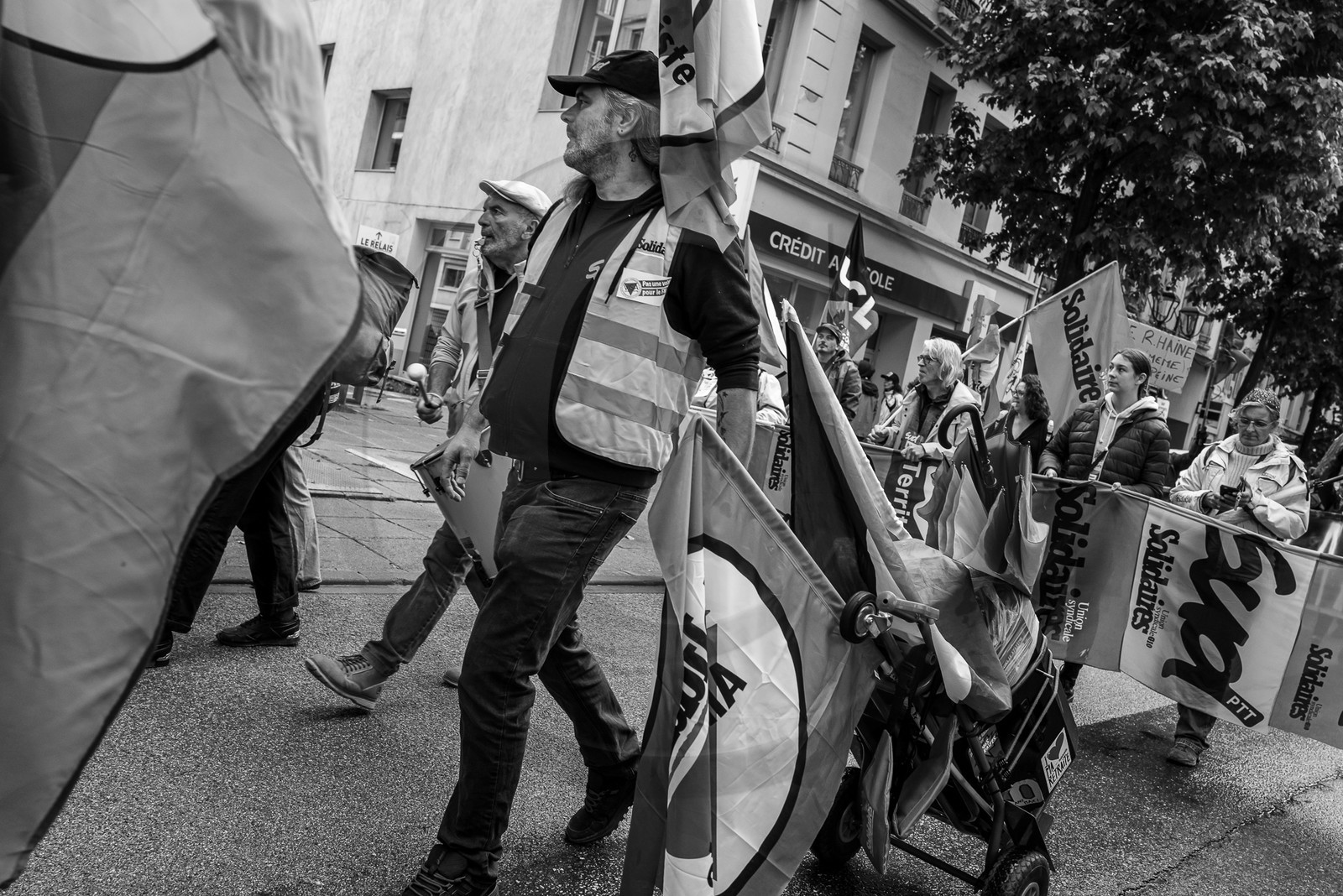 15 juin 2024 - Gap (Hautes-Alpes)- Manifestation contre l'extrême droite