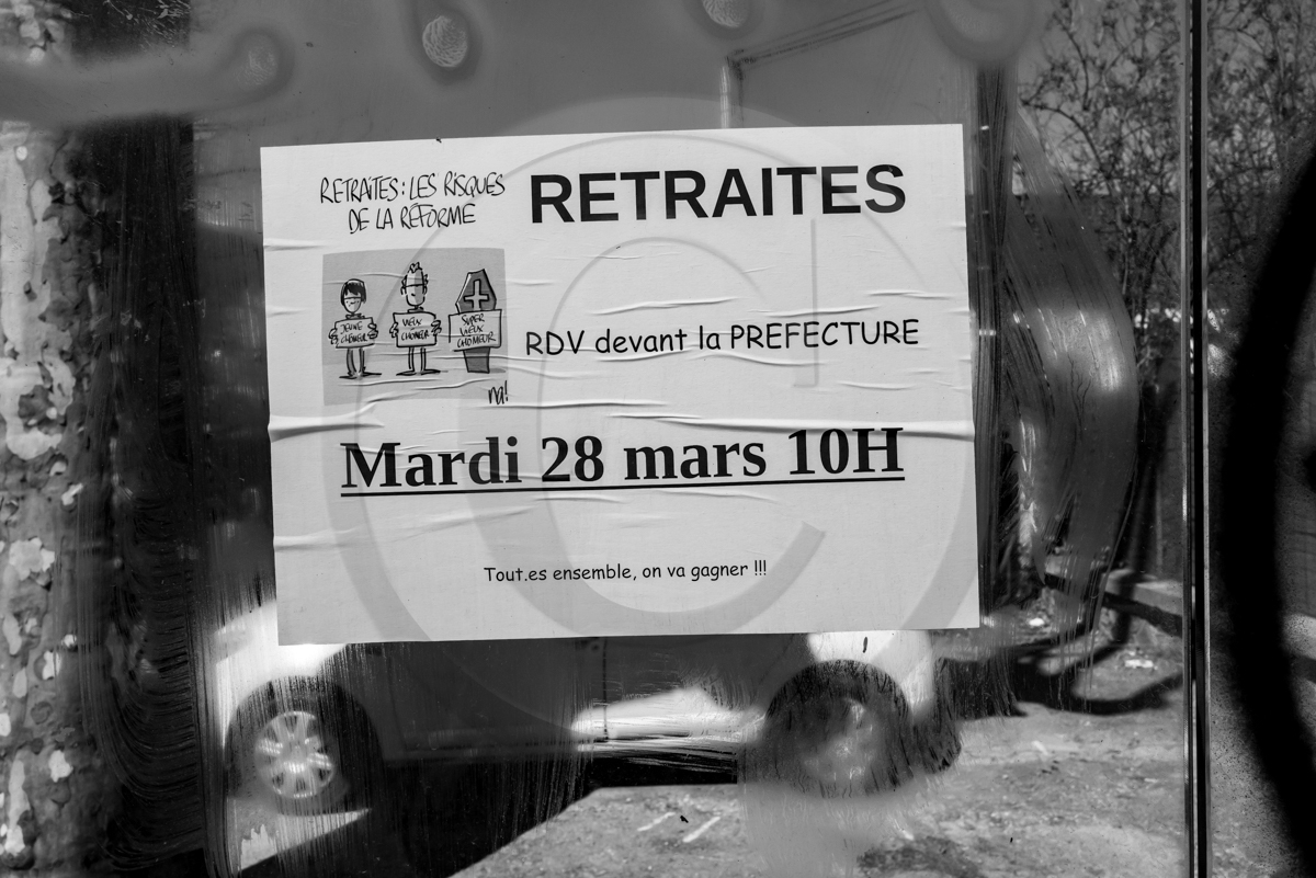 28 mars 2023 : Manifestation contre la réforme des retraites à Gap