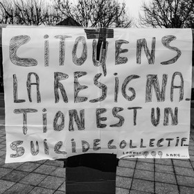 04 février 2021 à Gap (Hautes-Alpes) : Manifestation des soignants oubliés du Ségur de la santé.