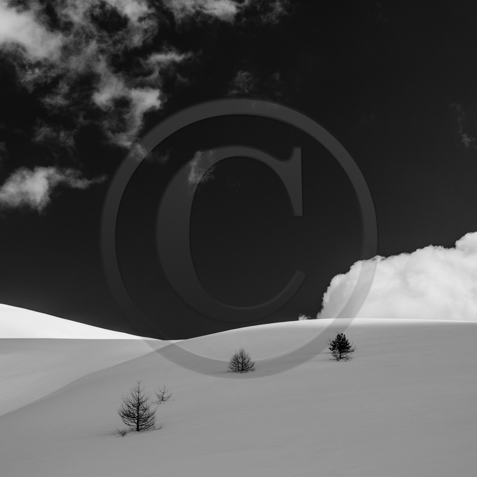 Neige au Col de Vars