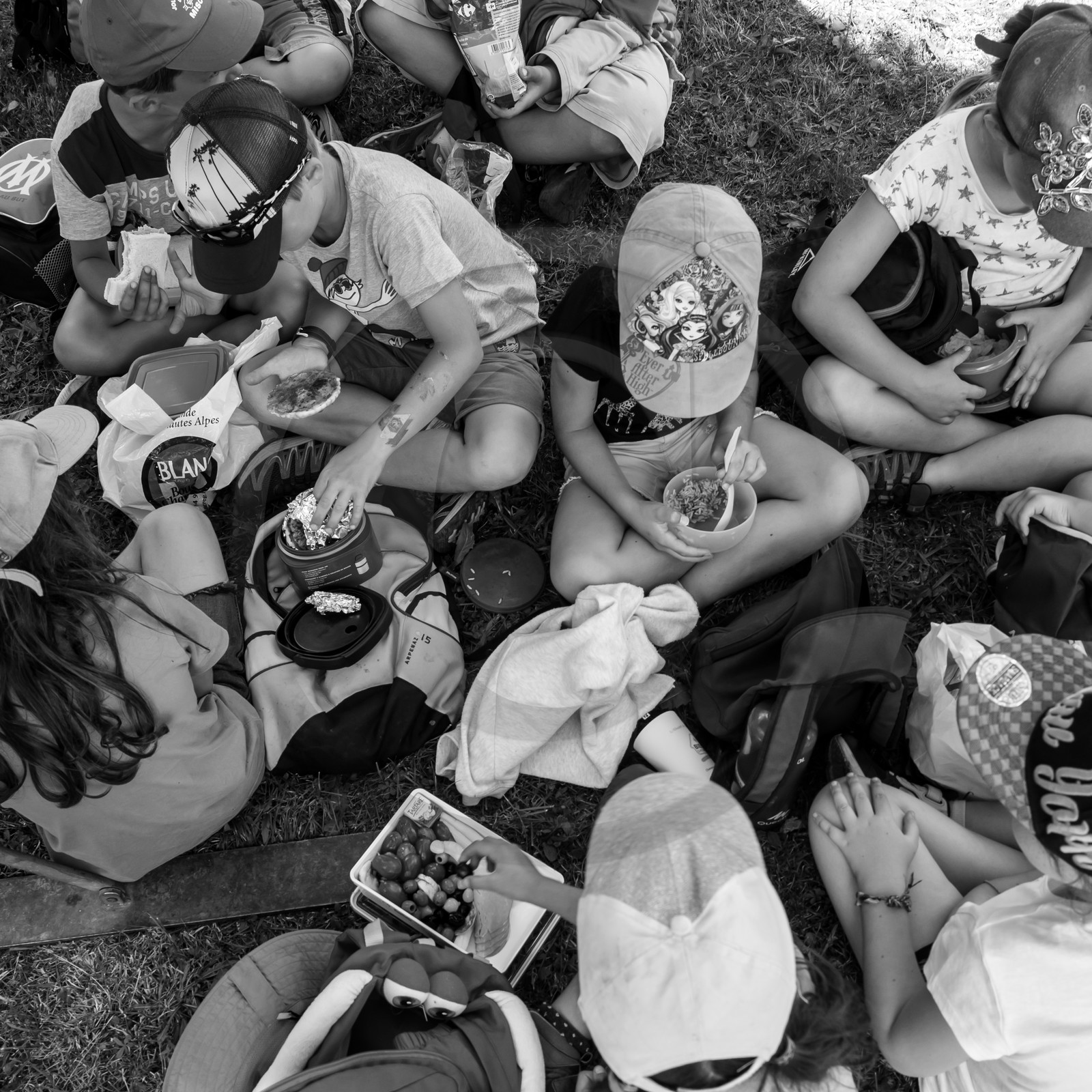 Avec l'école de Saint-Bonnet