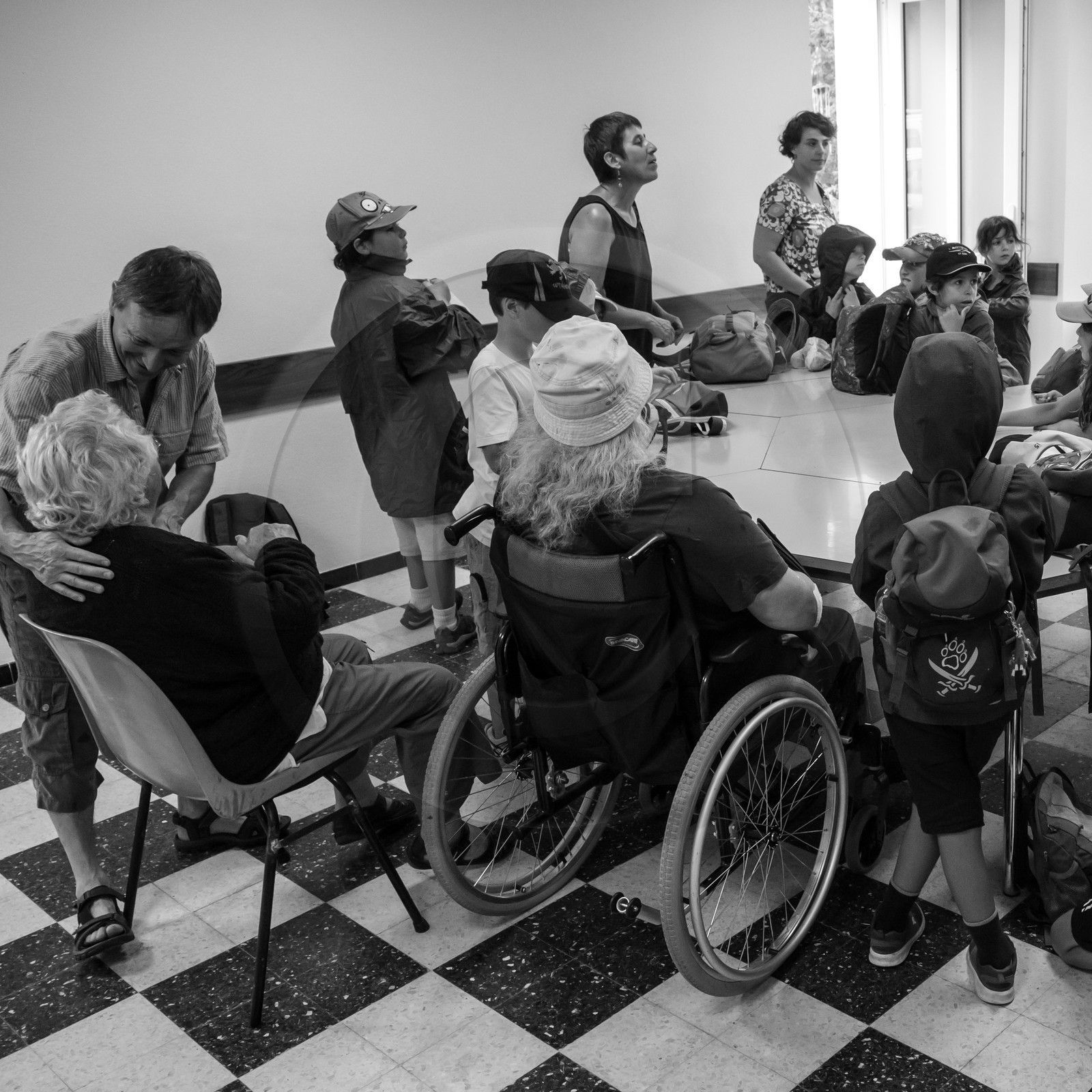 Avec l'école de Saint-Bonnet