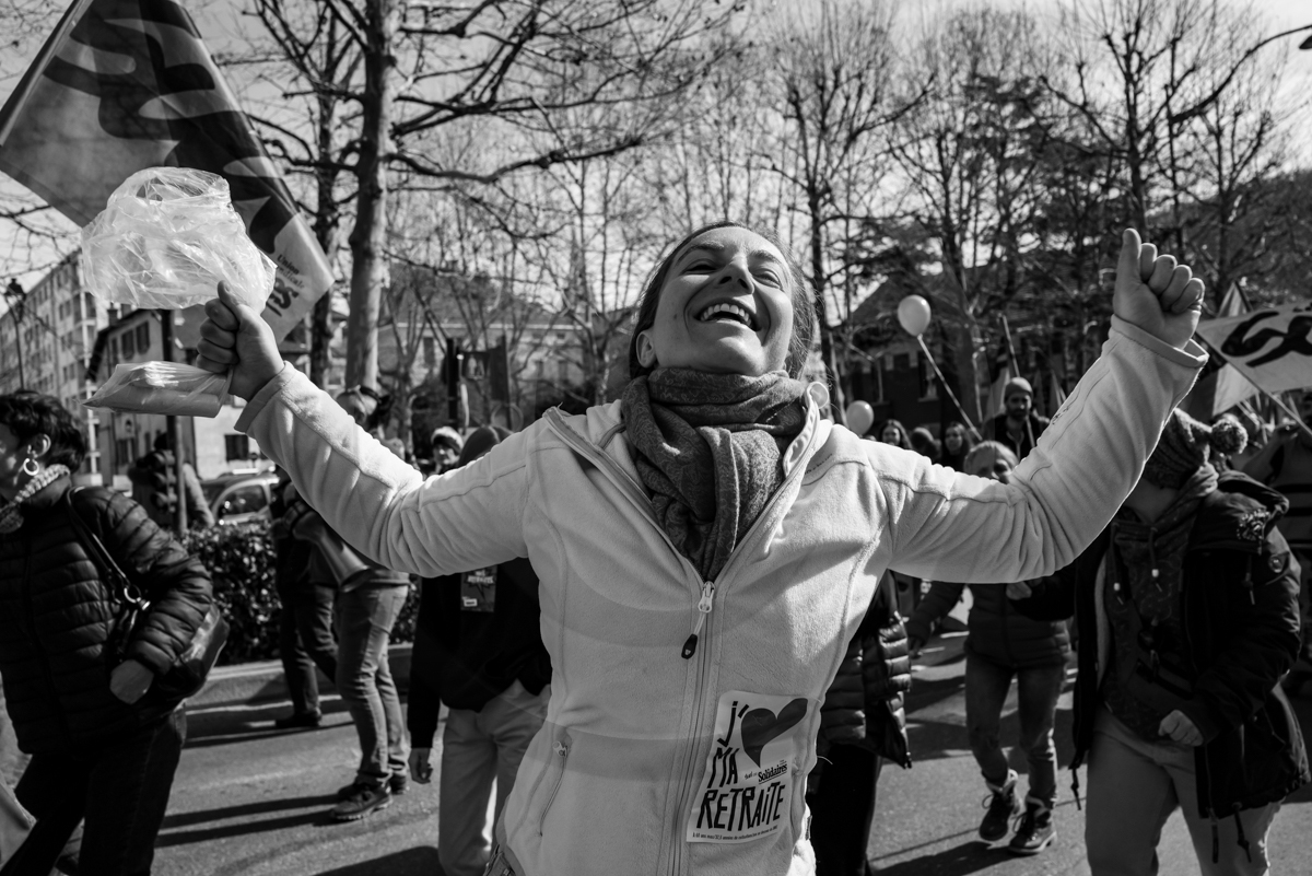 7 mars 2023 : Manifestation contre la réforme des retraites à Gap