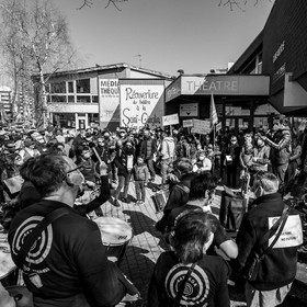 21 mars 2021 - Gap - Mobilisation pour la réouverture des lieux culturels