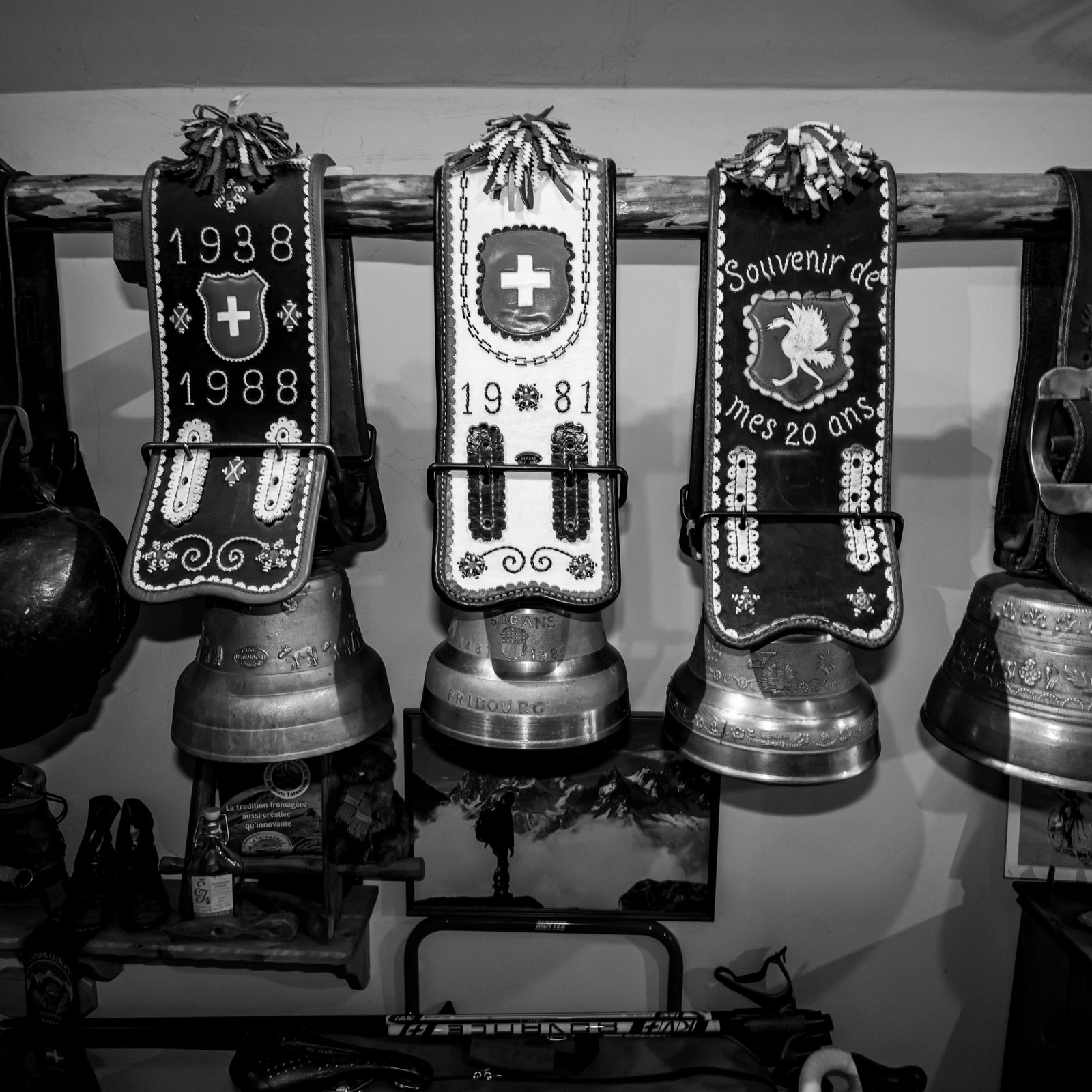 Collection de cloches - Exposition à la Maison du Berger