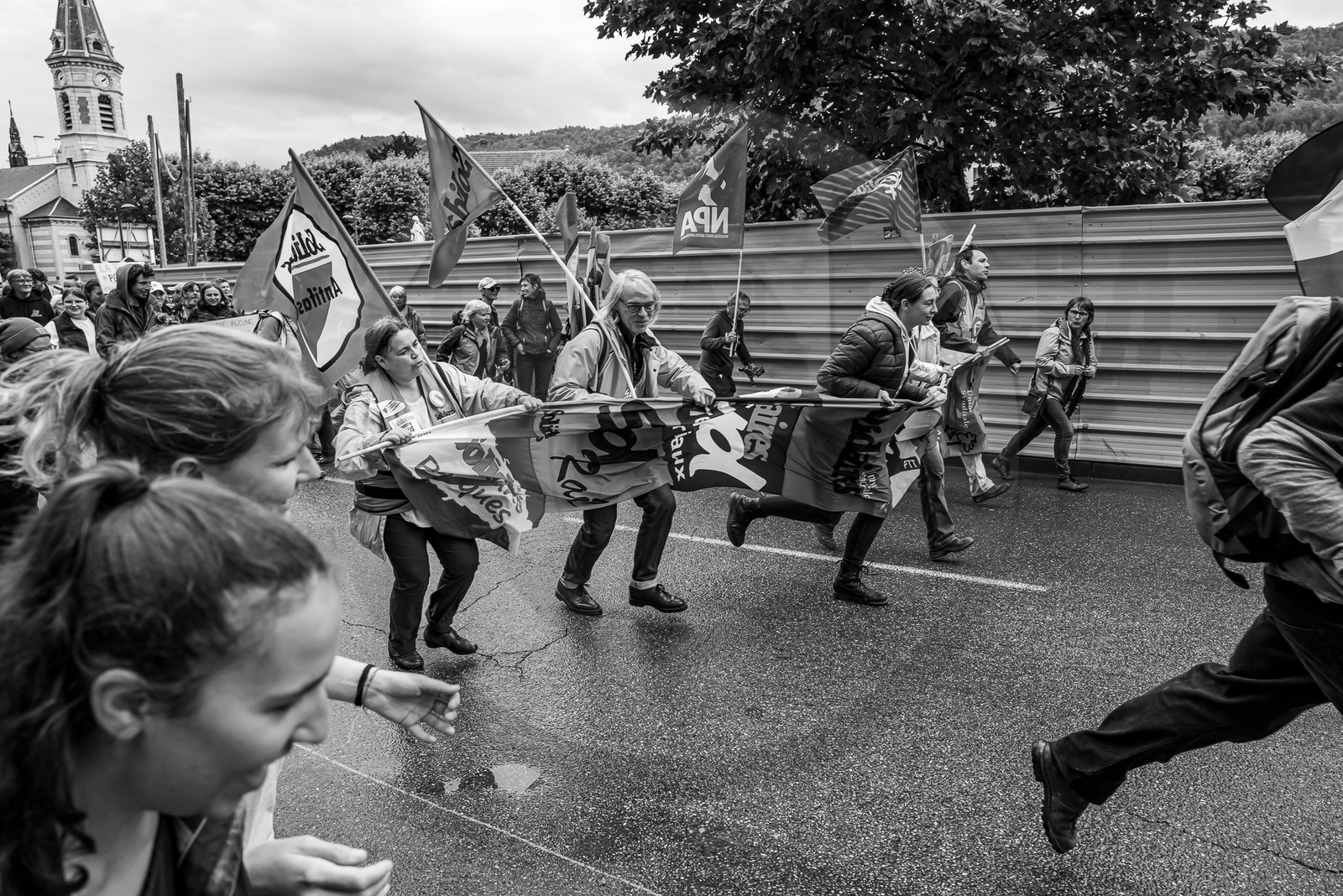 15 juin 2024 - Gap (Hautes-Alpes)- Manifestation contre l'extrême droite