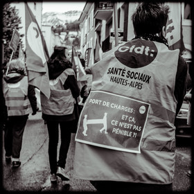 Manifestation à Gap le 17 décembre 2019