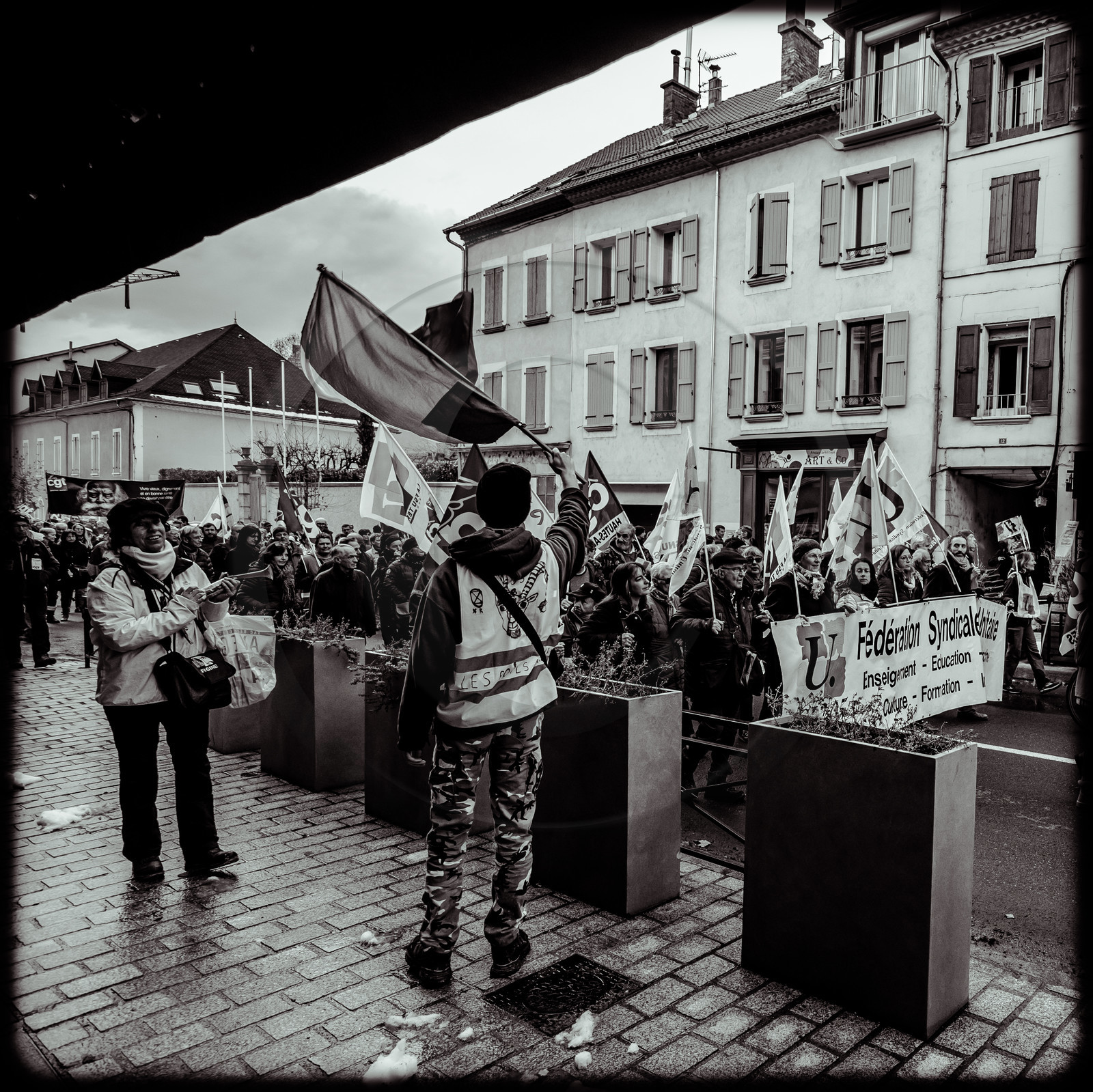 Manifestation à Gap le 17 décembre 2019