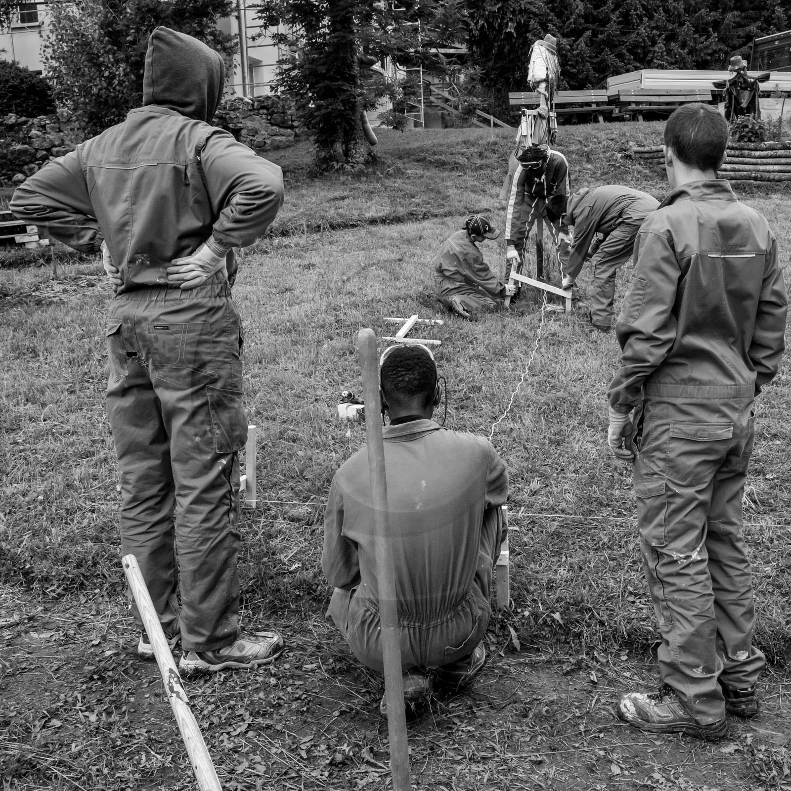 Construction de bacs surélevés