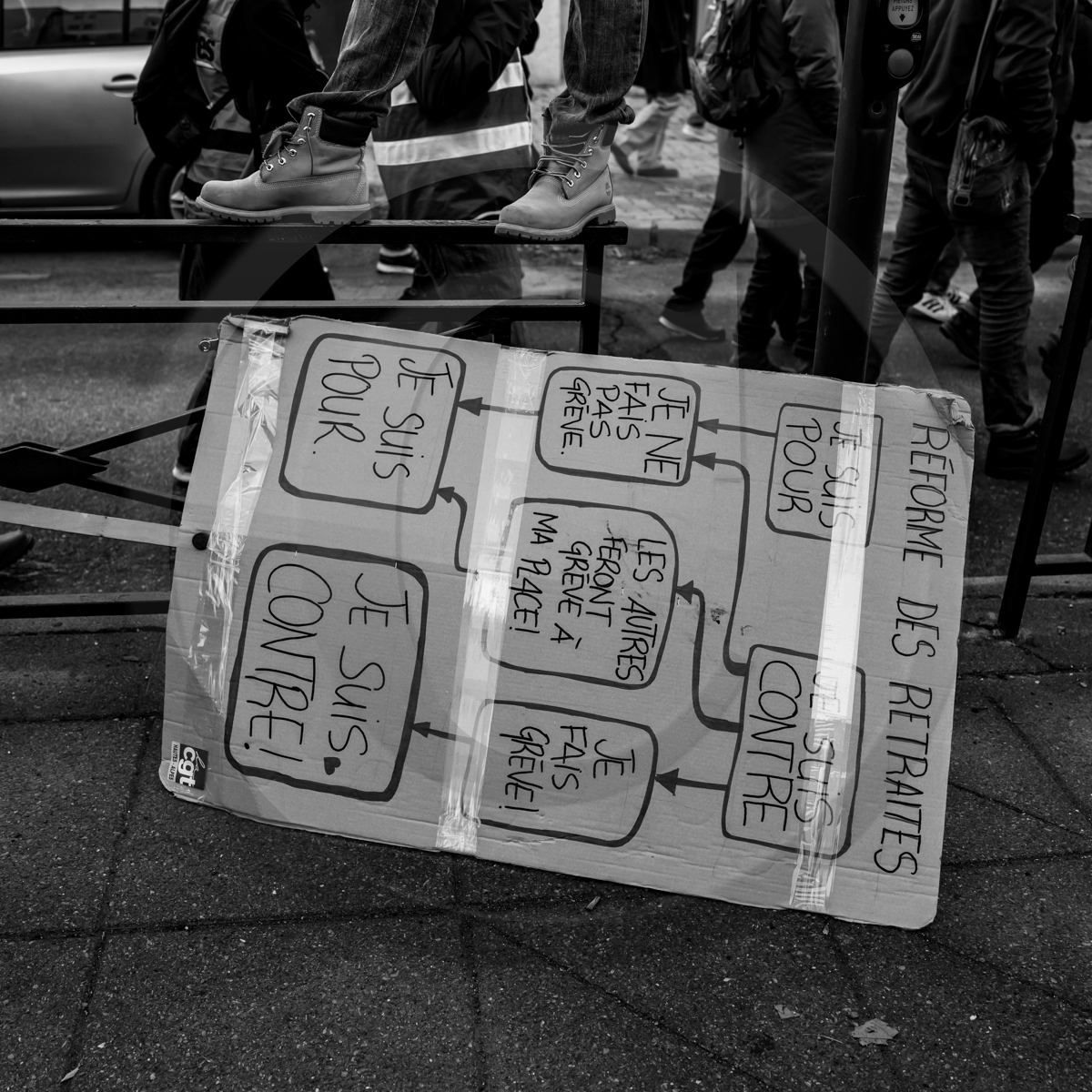 31 janvier 2023 : Manifestation contre la réforme des retraites. Plus de 4000 personnes dans les rues de Gap (Hautes-Alpes).
