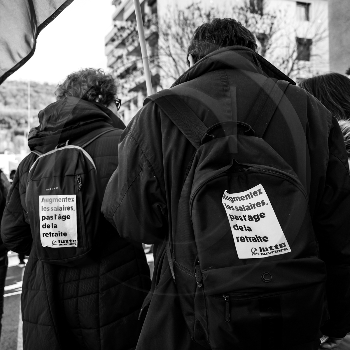 11 février 2023 : Manifestation contre la réforme des retraites à Gap (Hautes-Alpes)