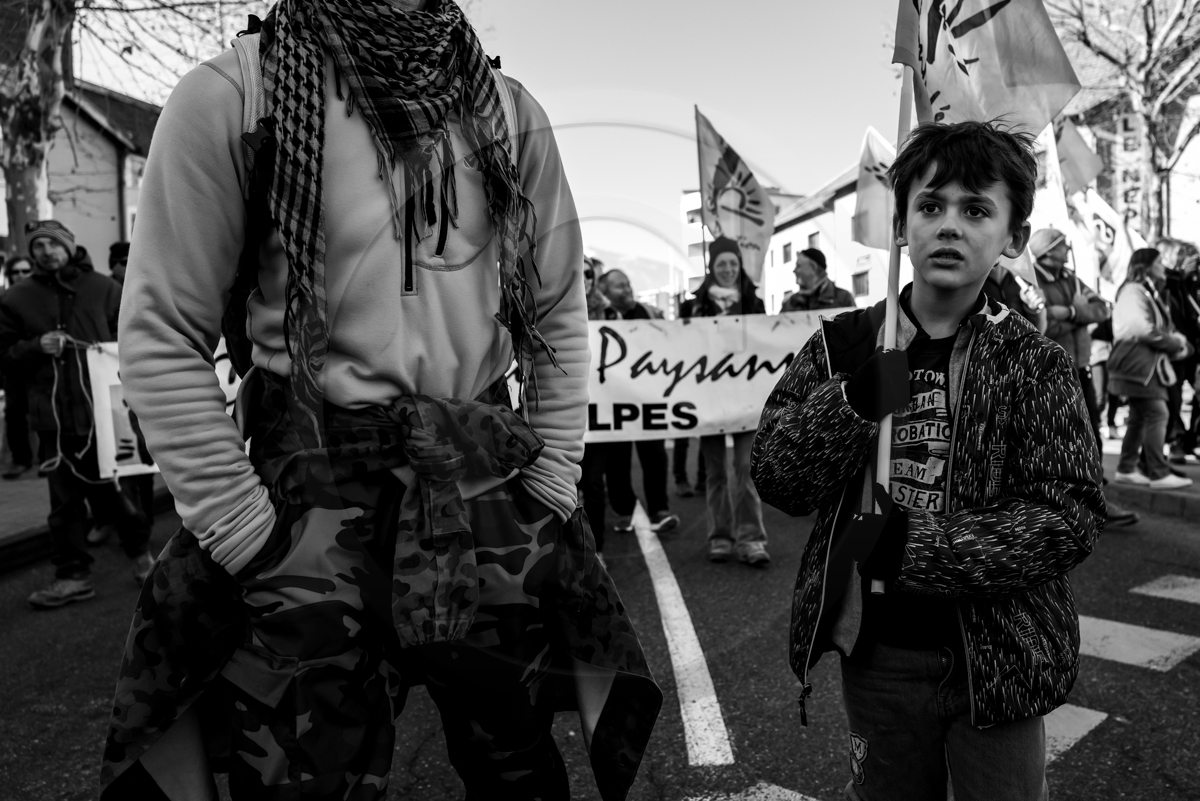 31 janvier 2023 : Manifestation contre la réforme des retraites. Plus de 4000 personnes dans les rues de Gap (Hautes-Alpes).