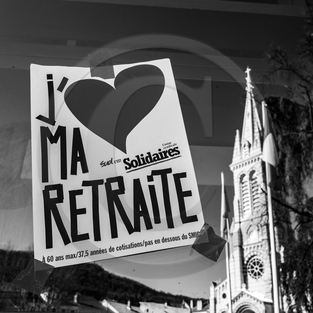 11 février 2023 : Manifestation contre la réforme des retraites à Gap (Hautes-Alpes)