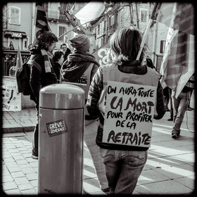 Manifestation pour la défense des retraites - Gap - 06 février  2020.
