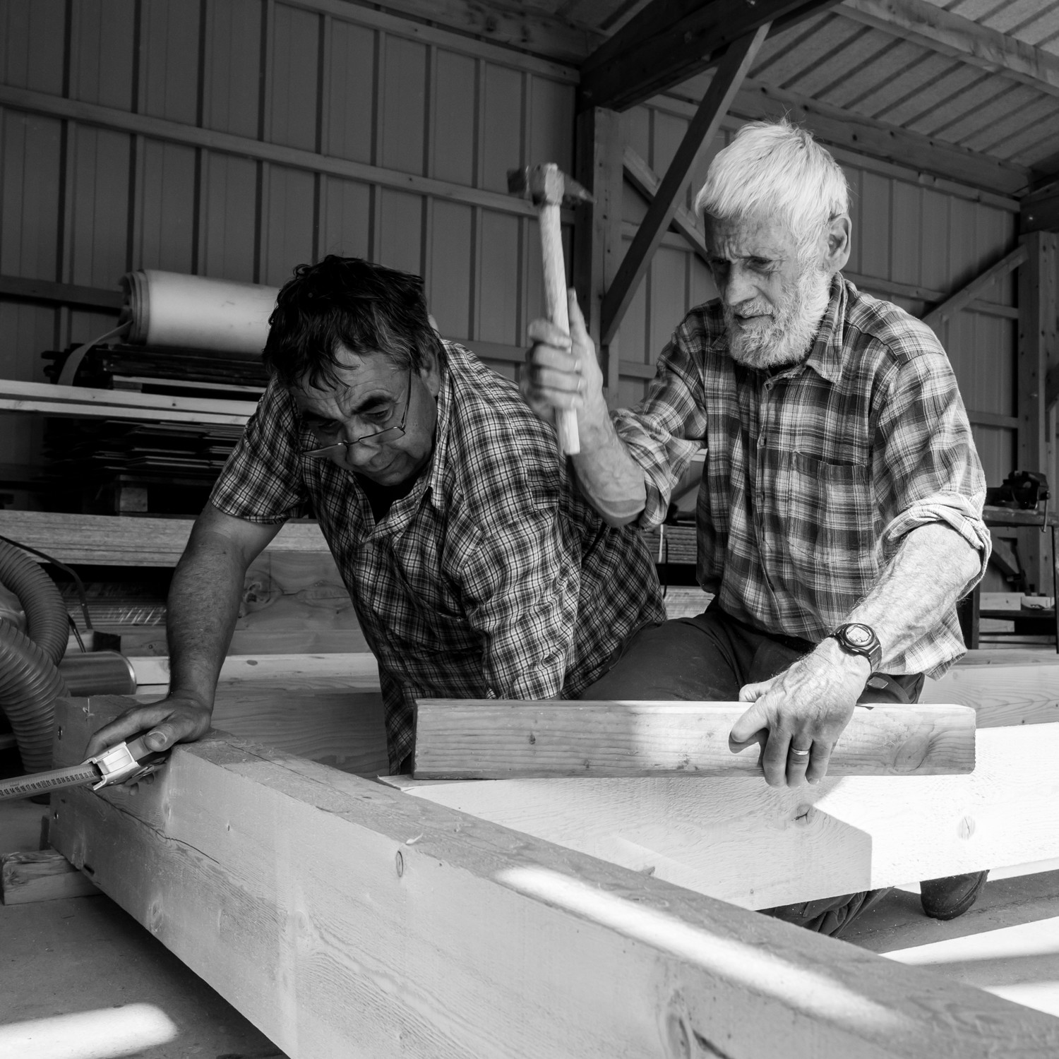 Construction d'une cabane