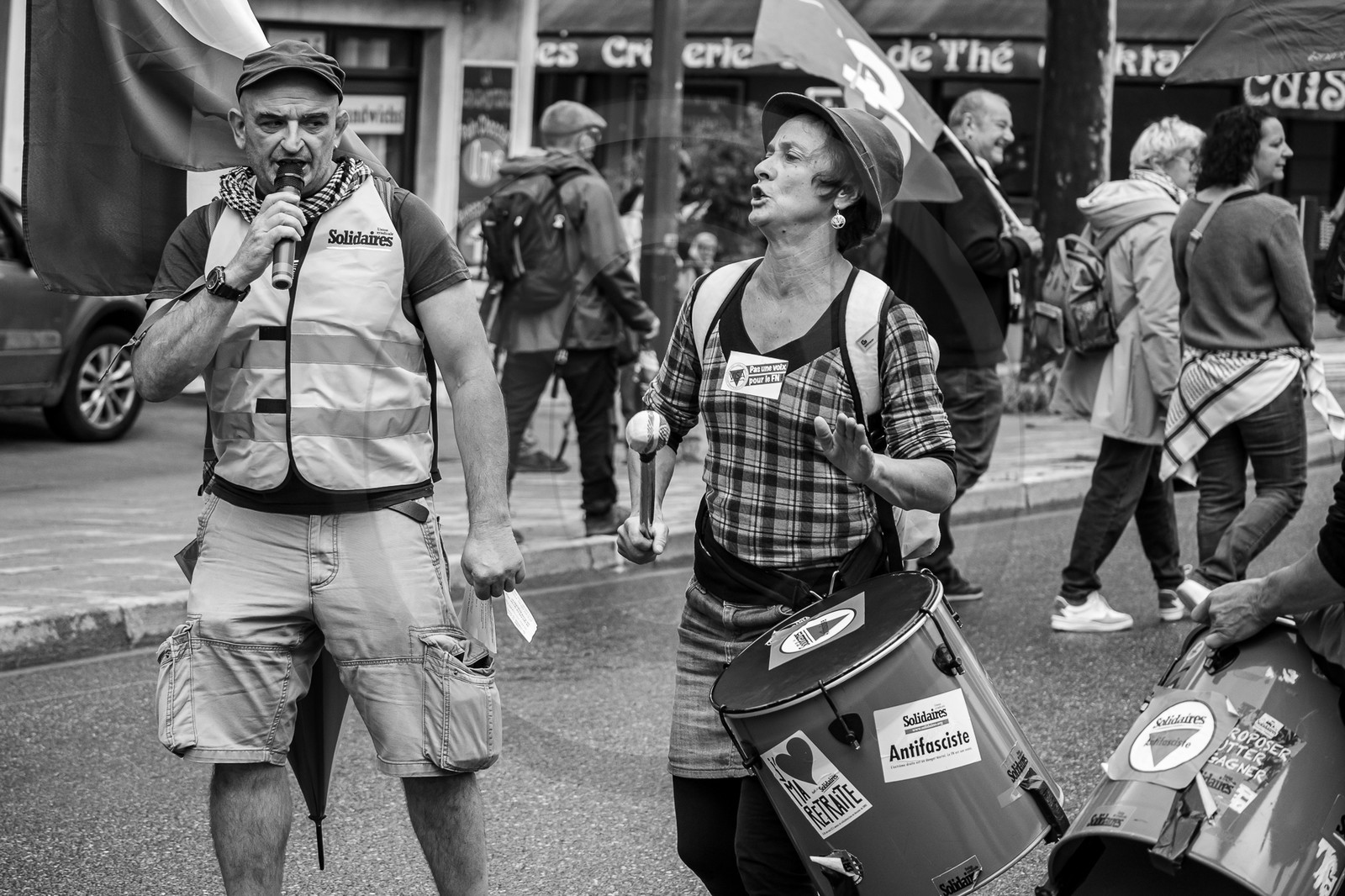15 juin 2024 - Gap (Hautes-Alpes)- Manifestation contre l'extrême droite