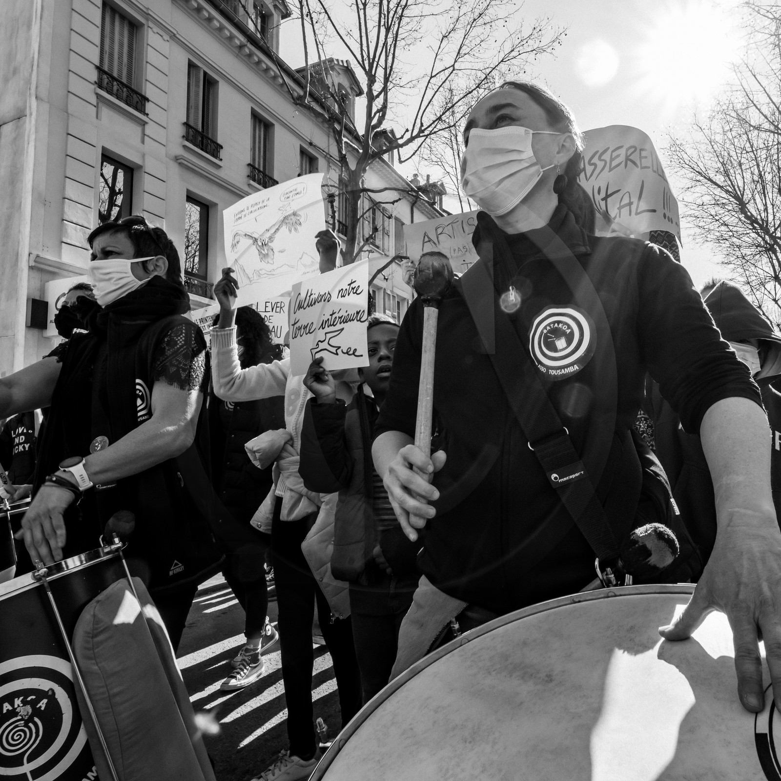 21 mars 2021 - Gap - Mobilisation pour la réouverture des lieux culturels