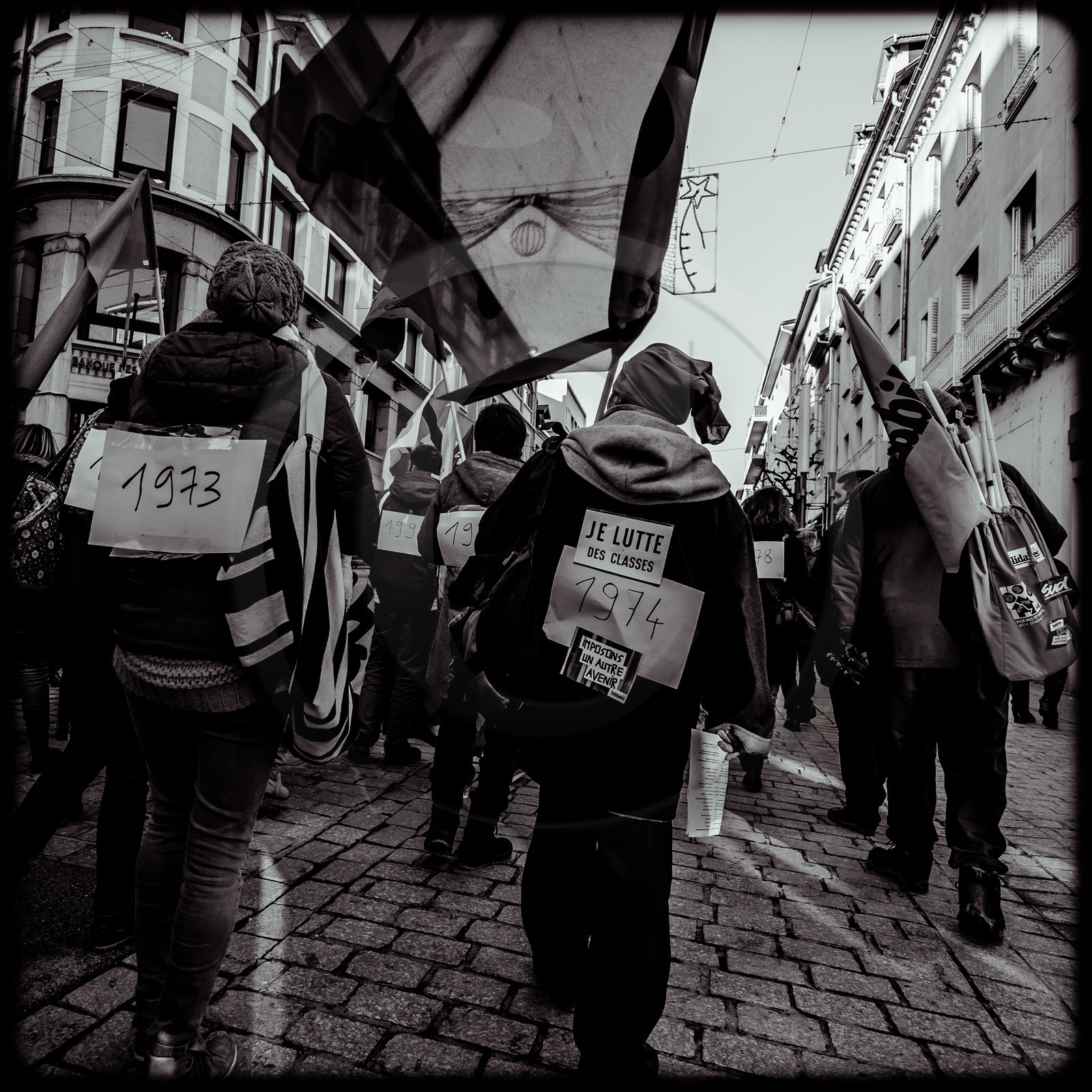 Manifestation à Gap le 12 décembre 2019.