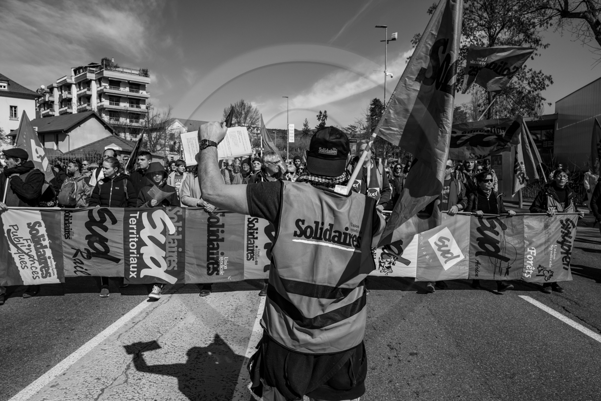 7 mars 2023 : Manifestation contre la réforme des retraites à Gap
