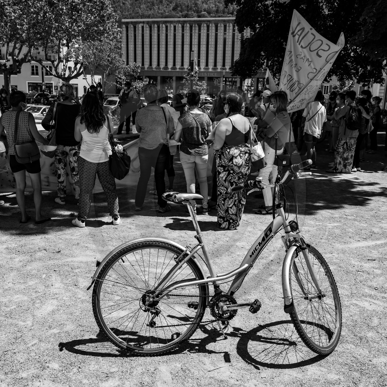 15 juin 2021 à Gap (Hautes-Alpes) : Manifestation des soignants oubliés du Ségur de la santé.