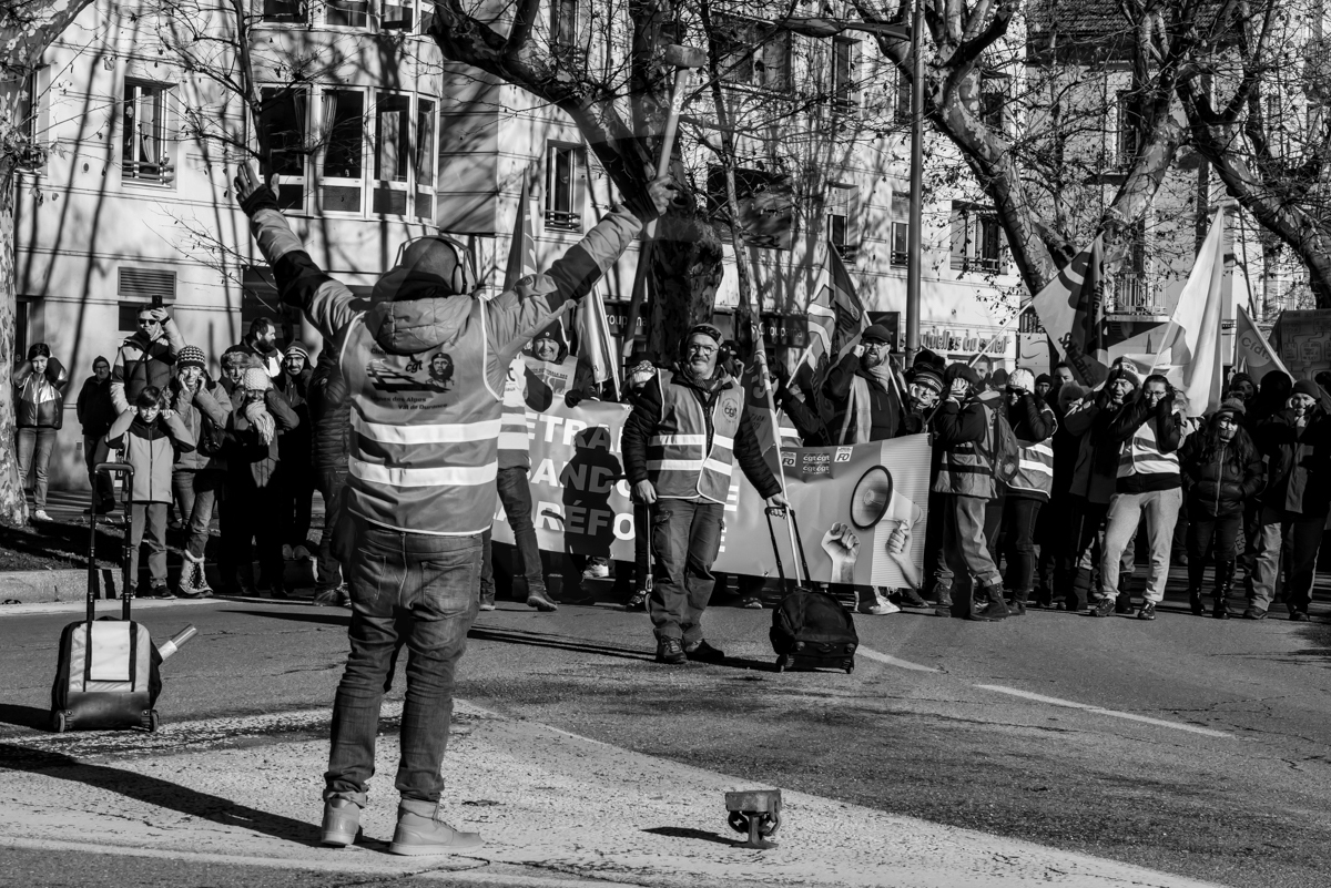 19 janvier 2023 : Manifestation pour le défense des retraites à Gap
