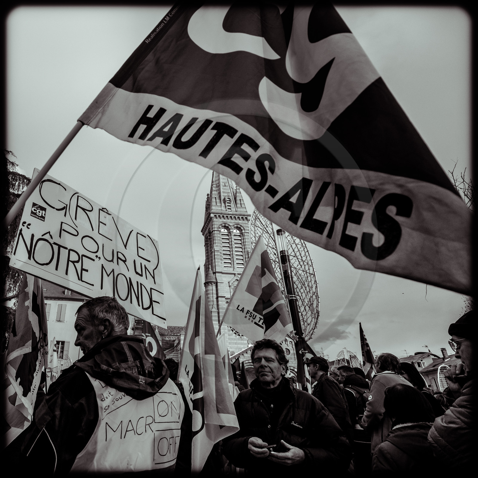 Manifestation à Gap le 17 décembre 2019