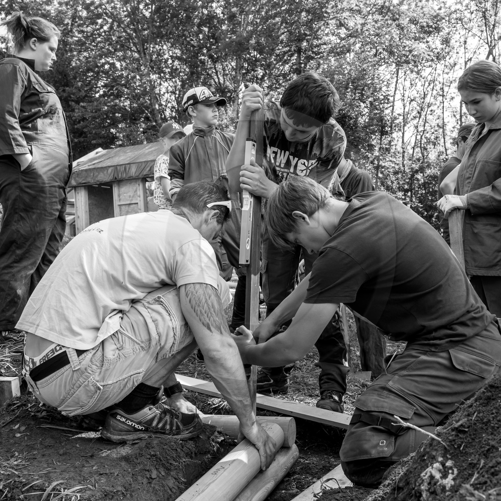 Construction de bacs surélevés