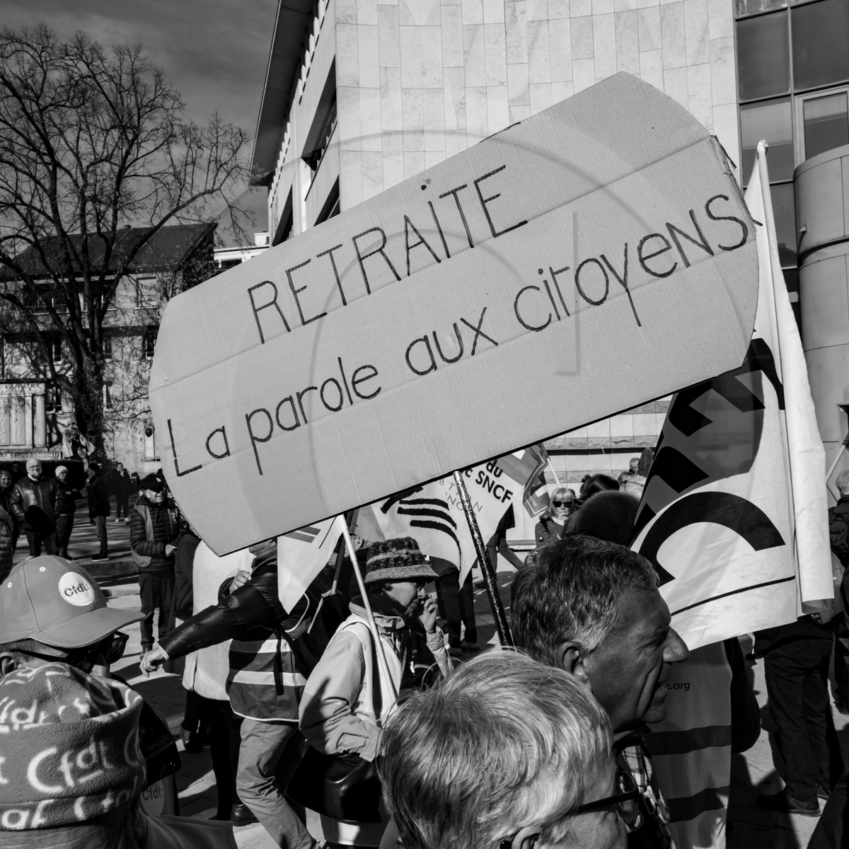 7 mars 2023 : Manifestation contre la réforme des retraites à Gap