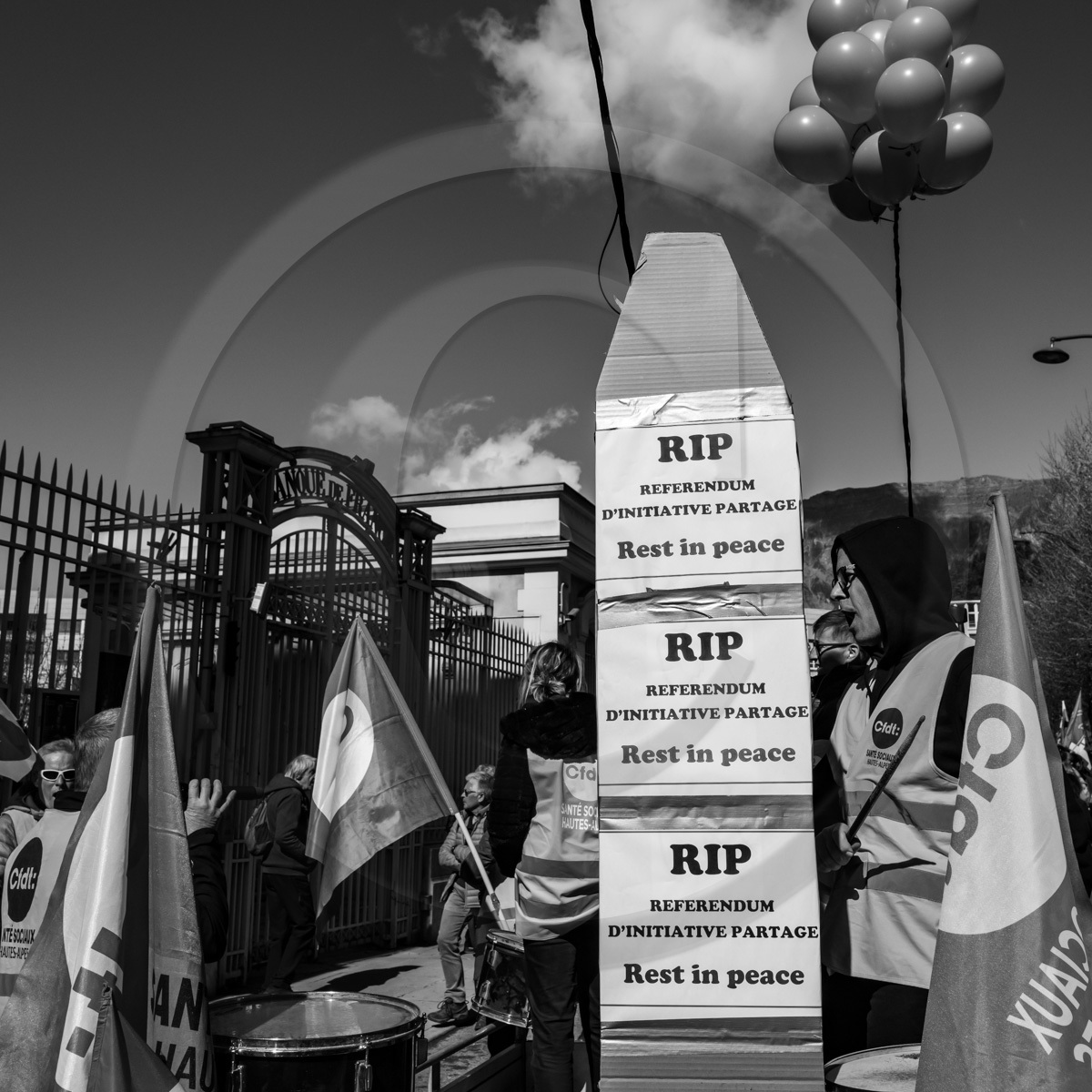 13 avril 2023 : Manifestation contre la réforme des retraites à Gap