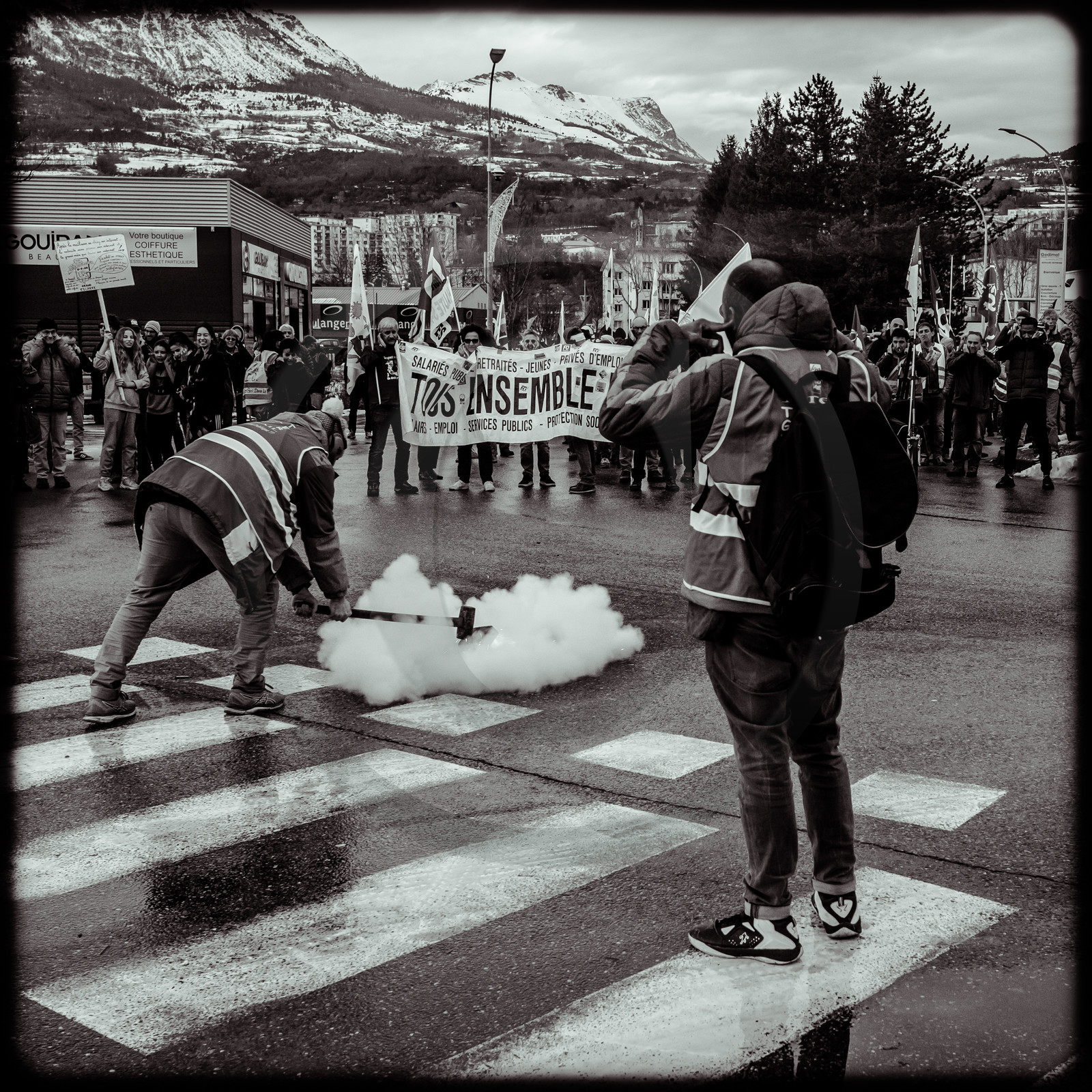 Manifestation à Gap le 17 décembre 2019