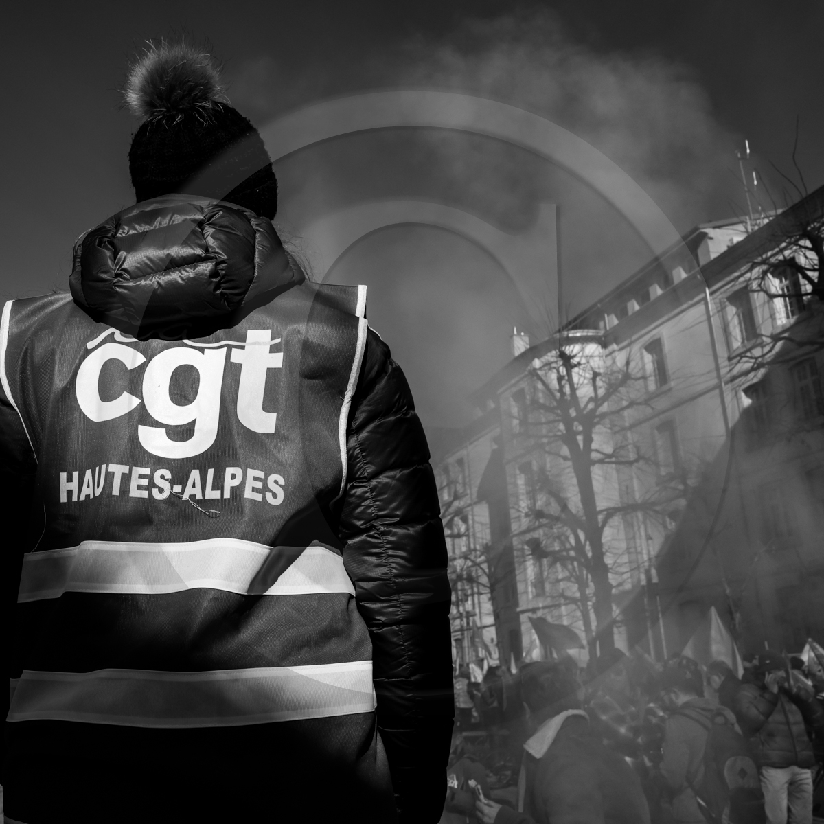 31 janvier 2023 : Manifestation contre la réforme des retraites. Plus de 4000 personnes dans les rues de Gap (Hautes-Alpes).