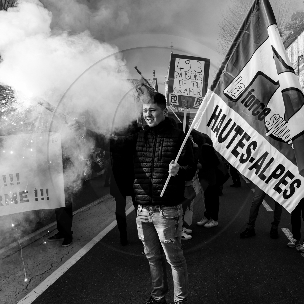 28 mars 2023 : Manifestation contre la réforme des retraites à Gap