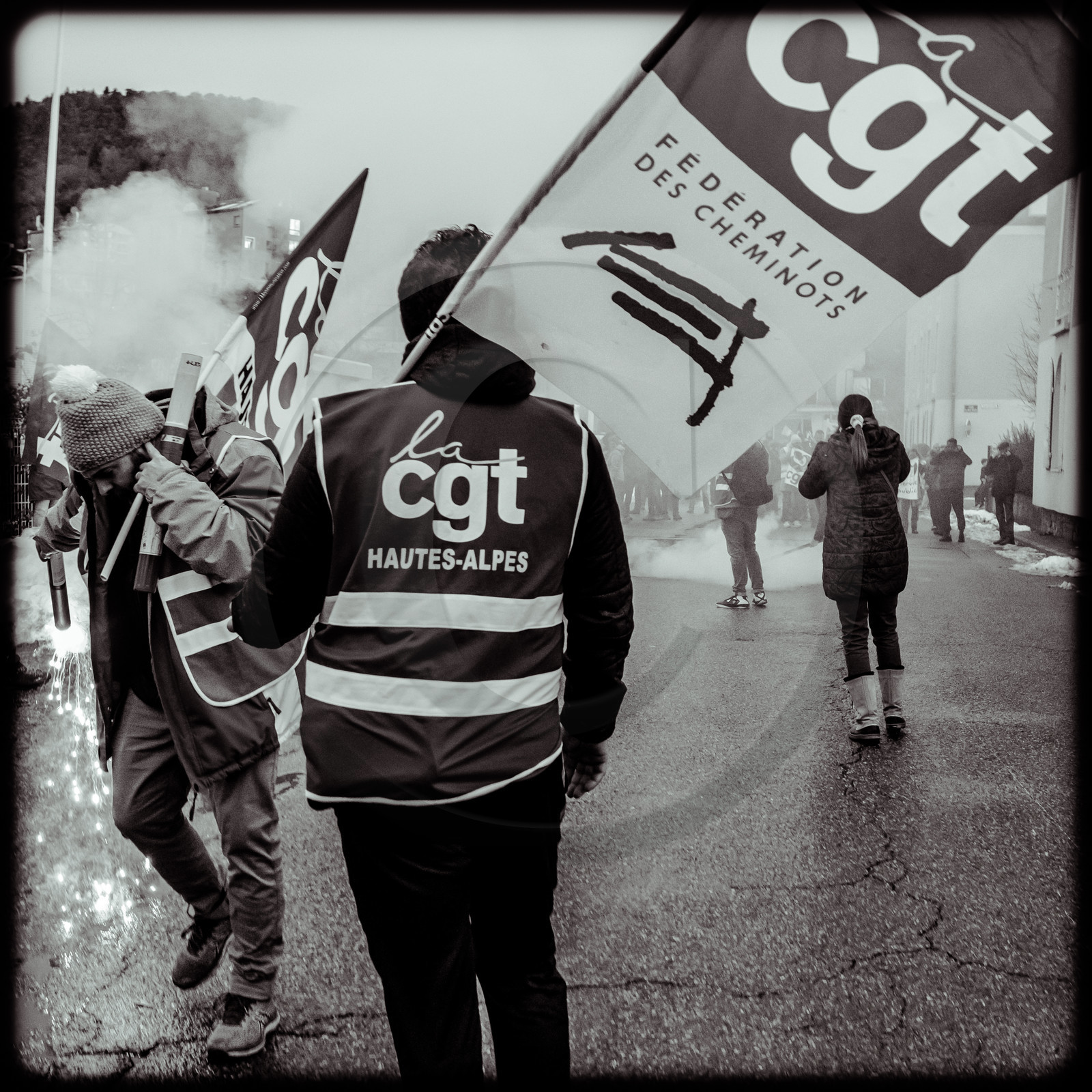 Manifestation à Gap le 17 décembre 2019