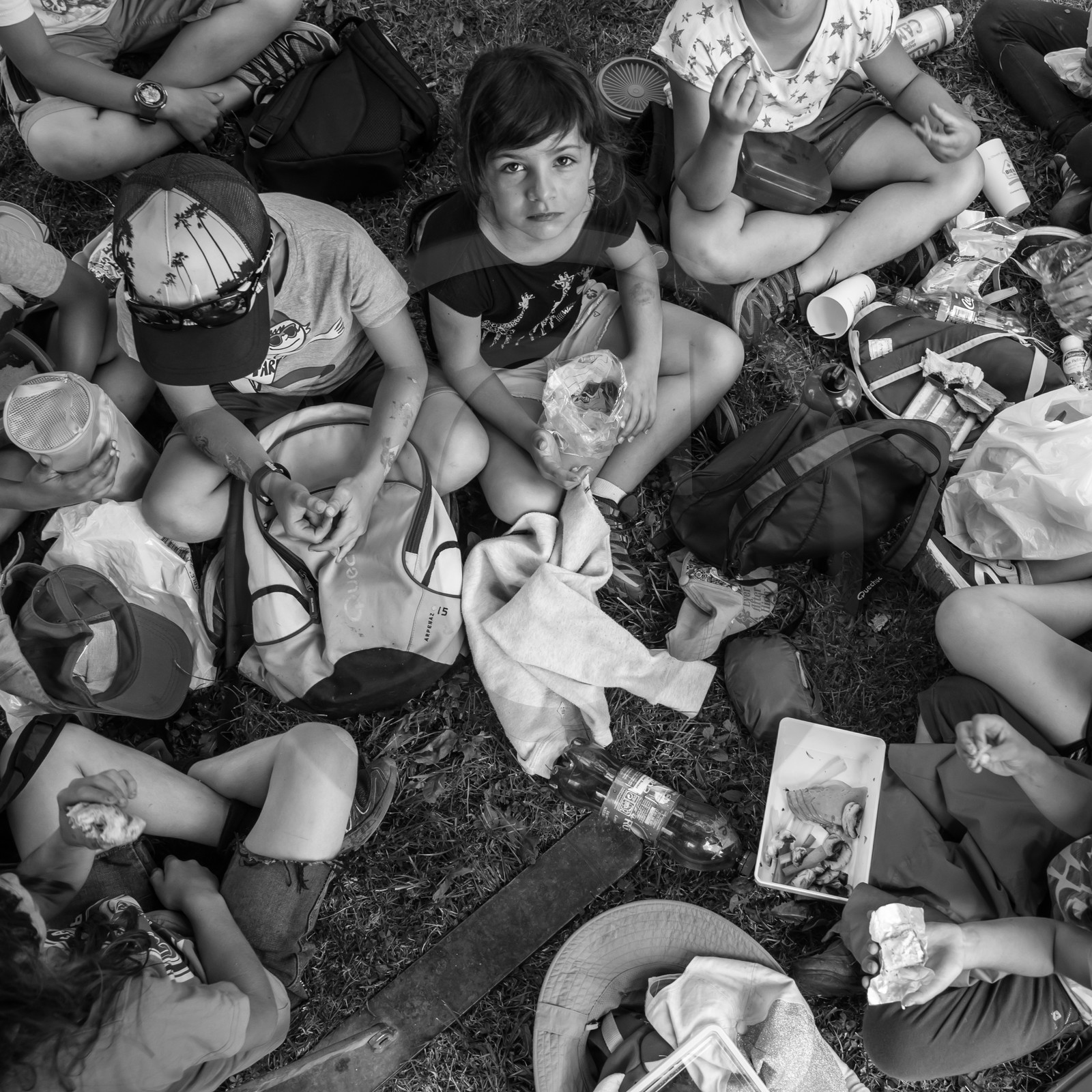 Avec l'école de Saint-Bonnet